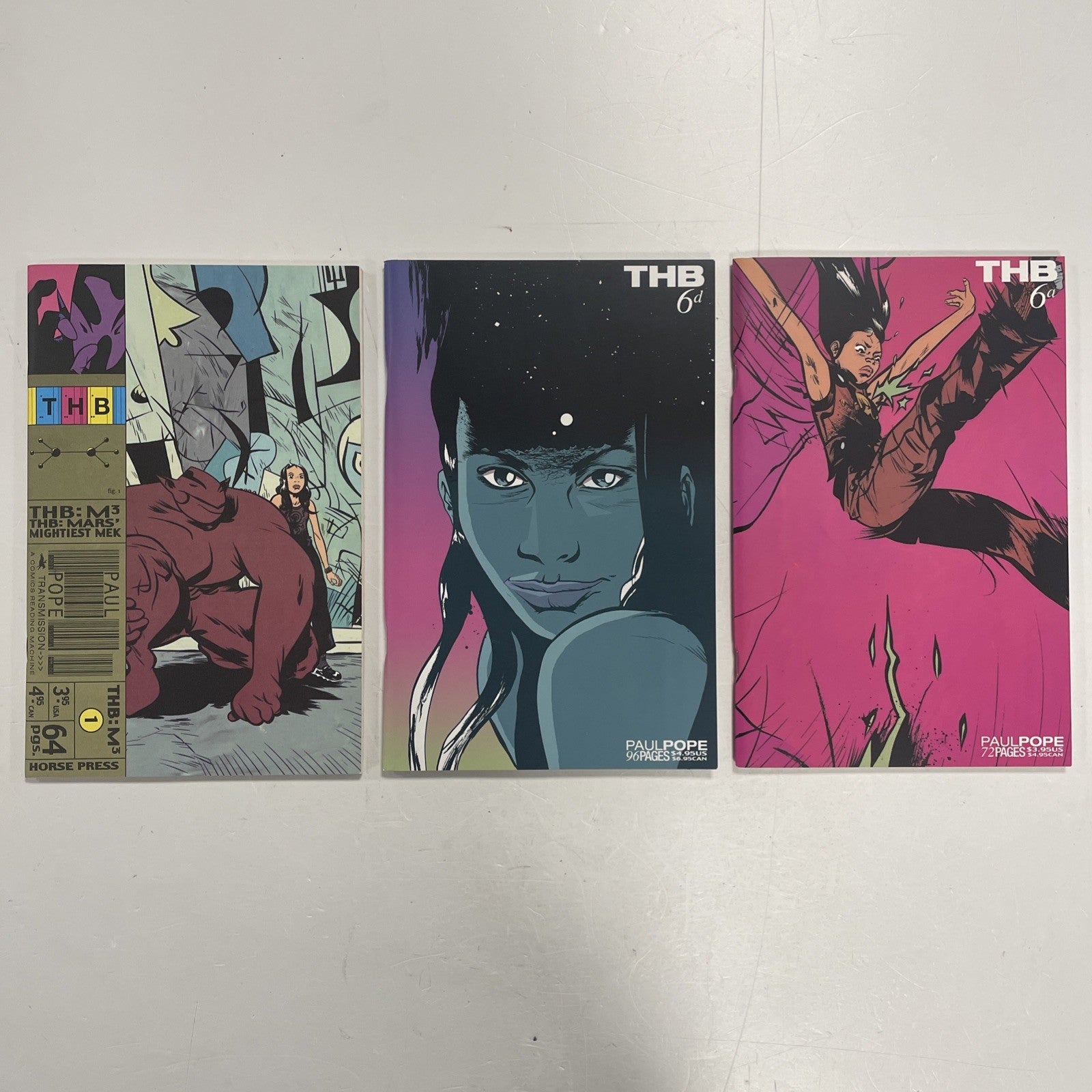 THB: M3 Mars Mightiest Mek & 6a, 6d Paul Pope 2000 Horse Press0