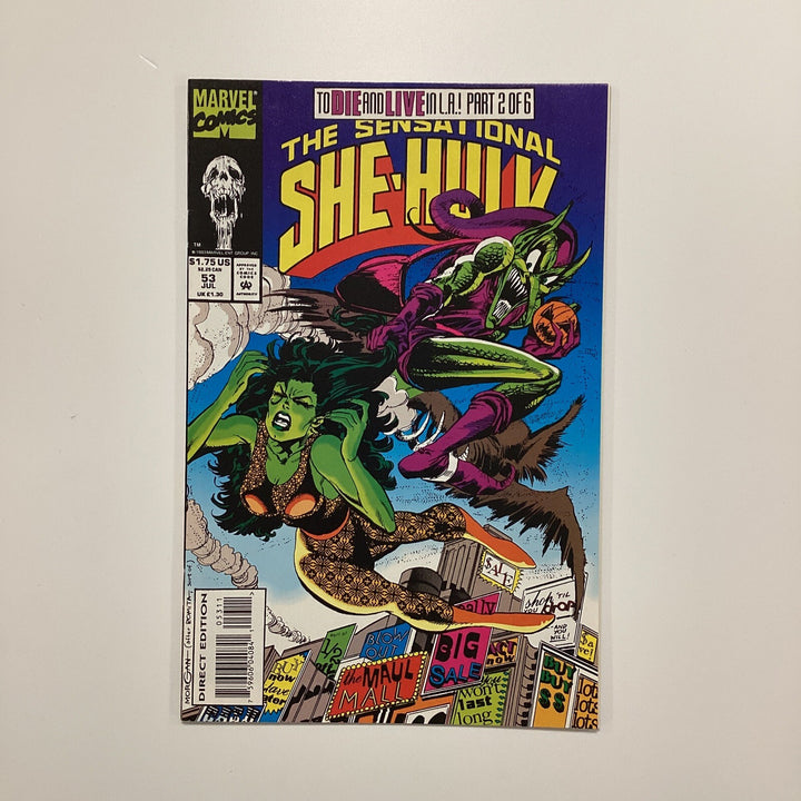 Sensational She-hulk #53 1993 NM ASM #39 homage0