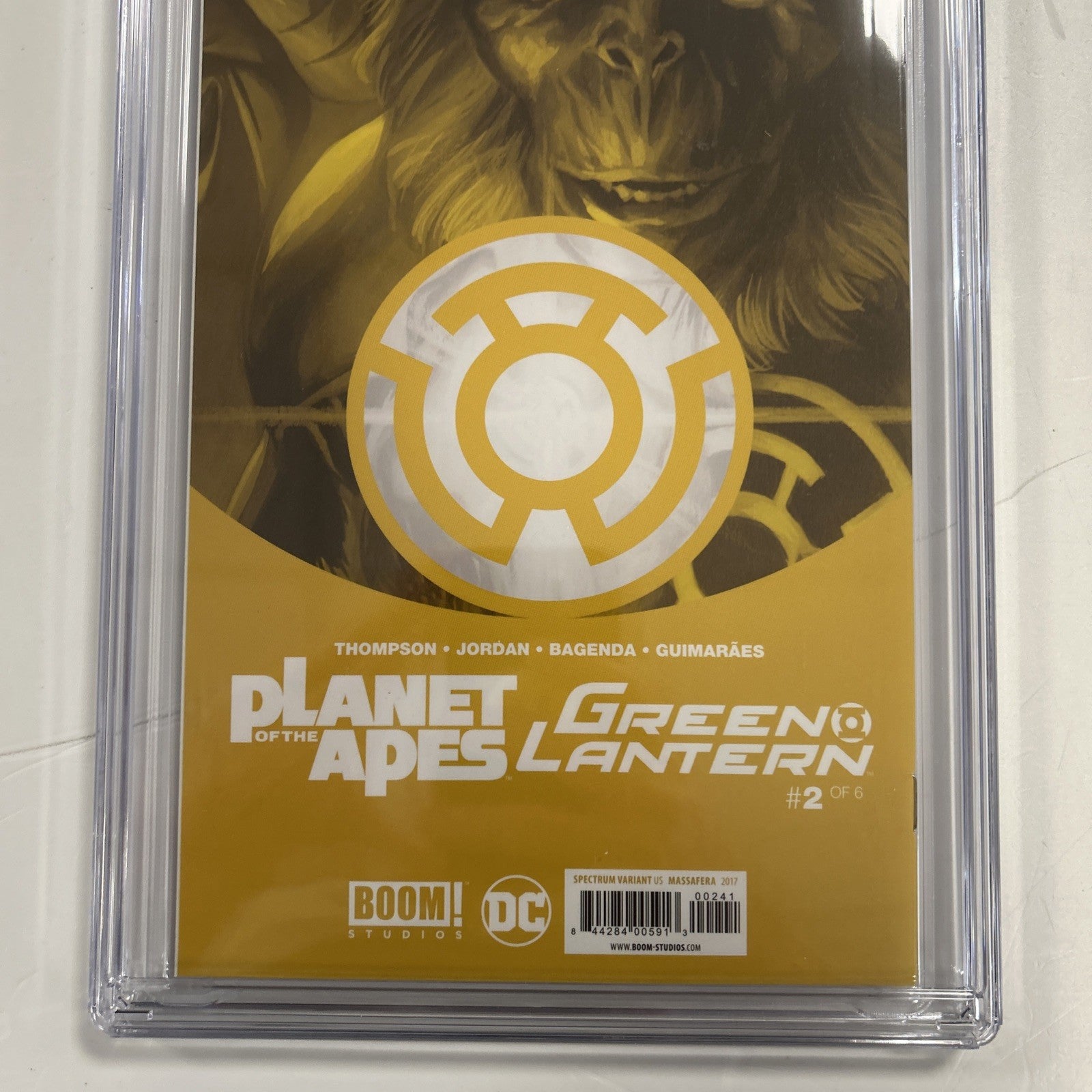Planet of the Apes/Green Lantern #2 2017 CGC 9.8 Massafera 1:40 Virgin Variant11