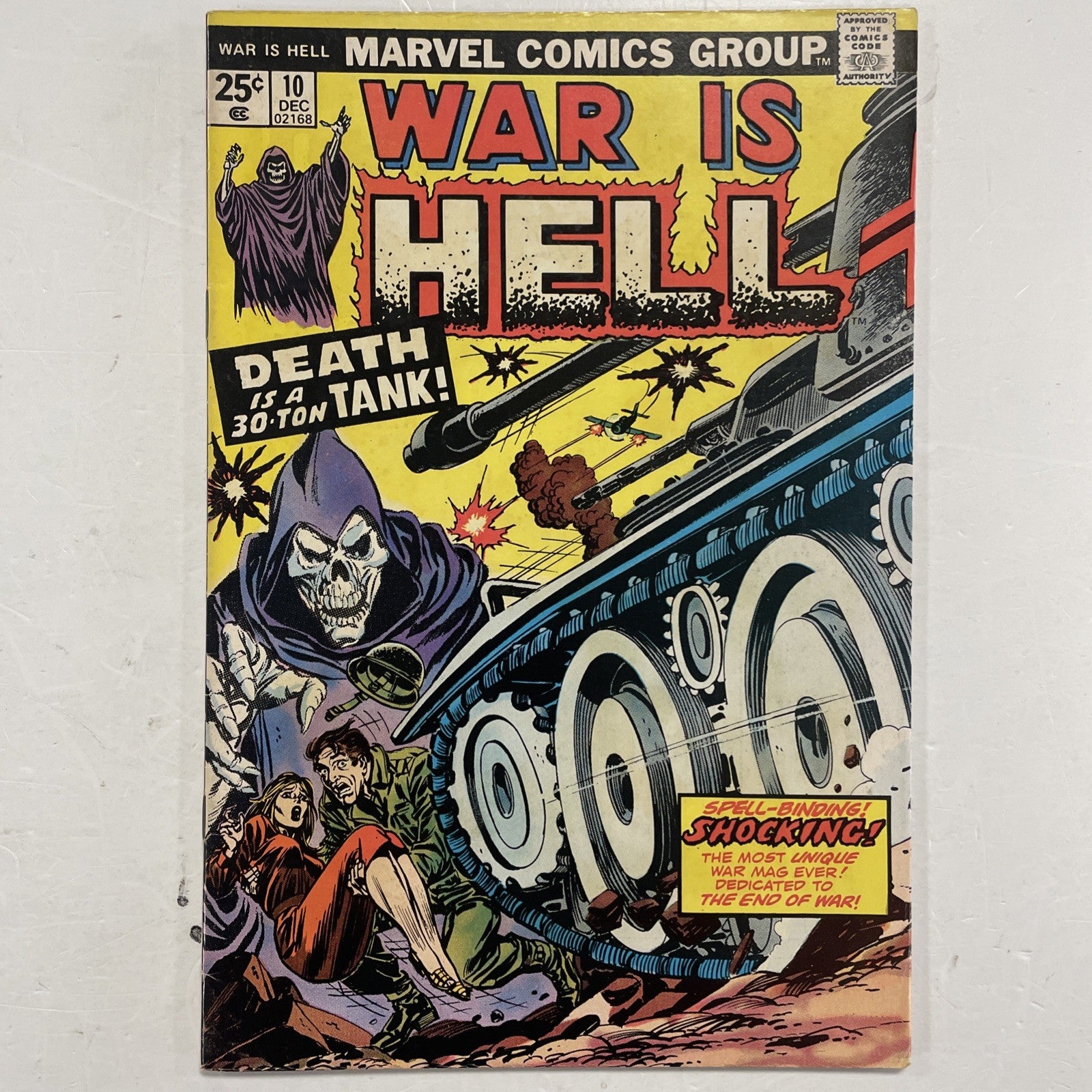 War is Hell #10 1974 FN+ Mark Jewelers Insert0