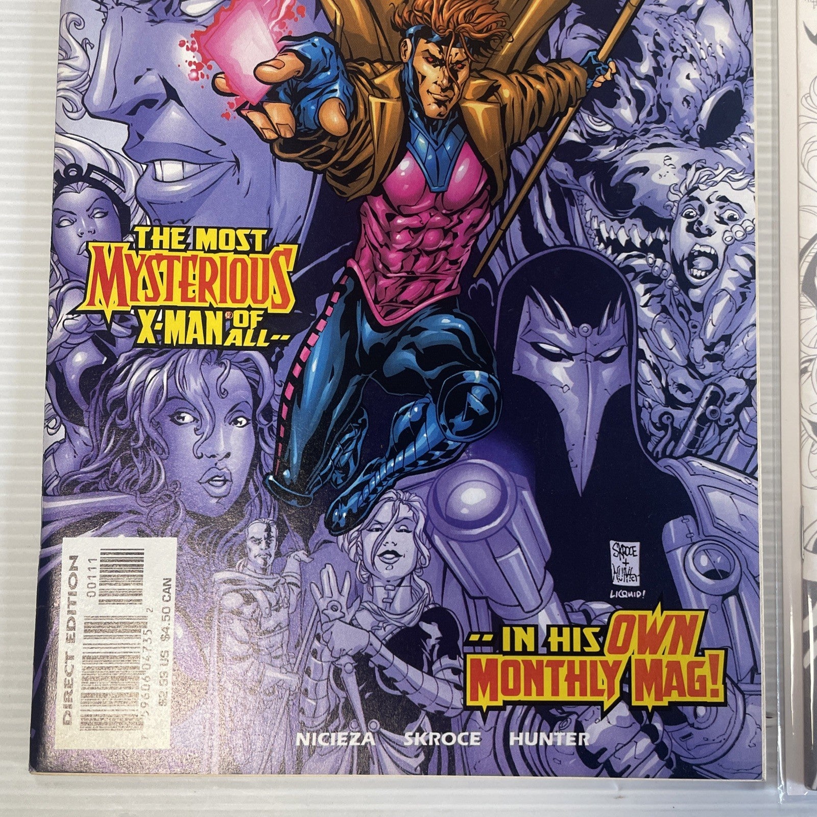 Gambit #1 1999 Marvel Authentix Limited Edition Comic 1446/7500 inc. Trade Dress3