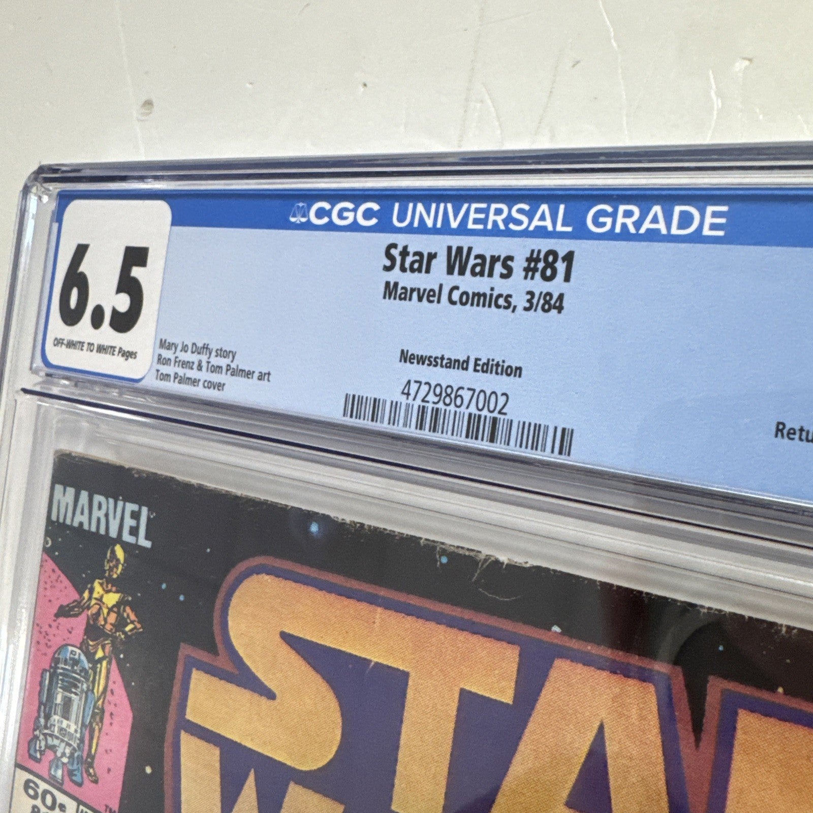 Star Wars #81 1984 CGC 6.5 Off-White to White Newsstand Boba Fett Returns8
