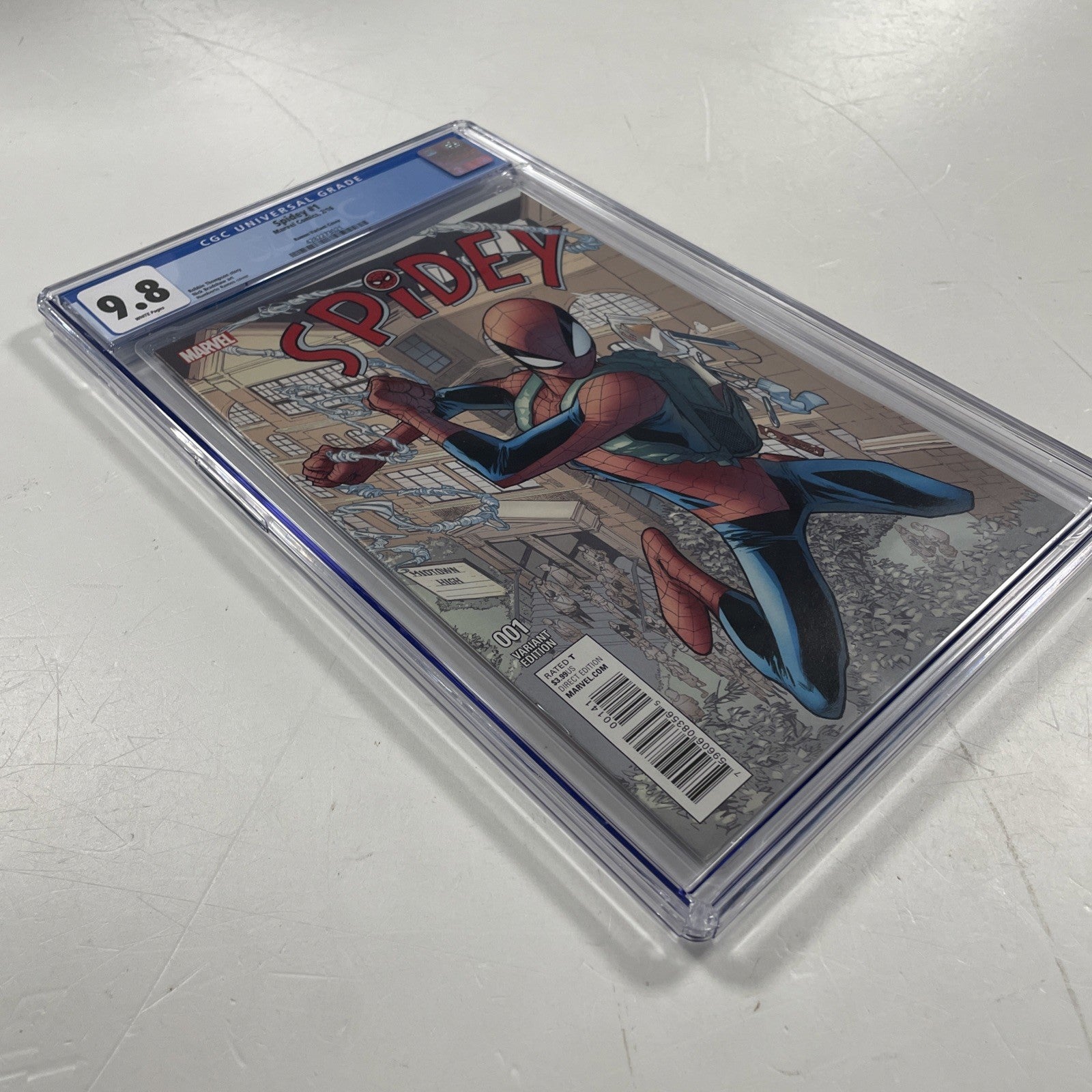 Spidey #1 2016 CGC 9.8 White Pages Humberto Ramos Variant1