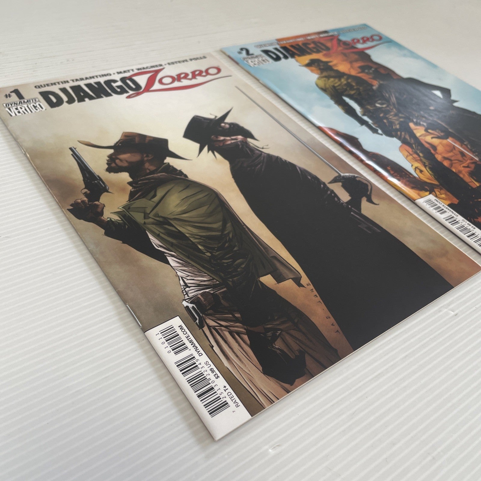 Django Zorro #1 & #2 2014 NM Tarantino, Wagner Jae Lee Dynamite7