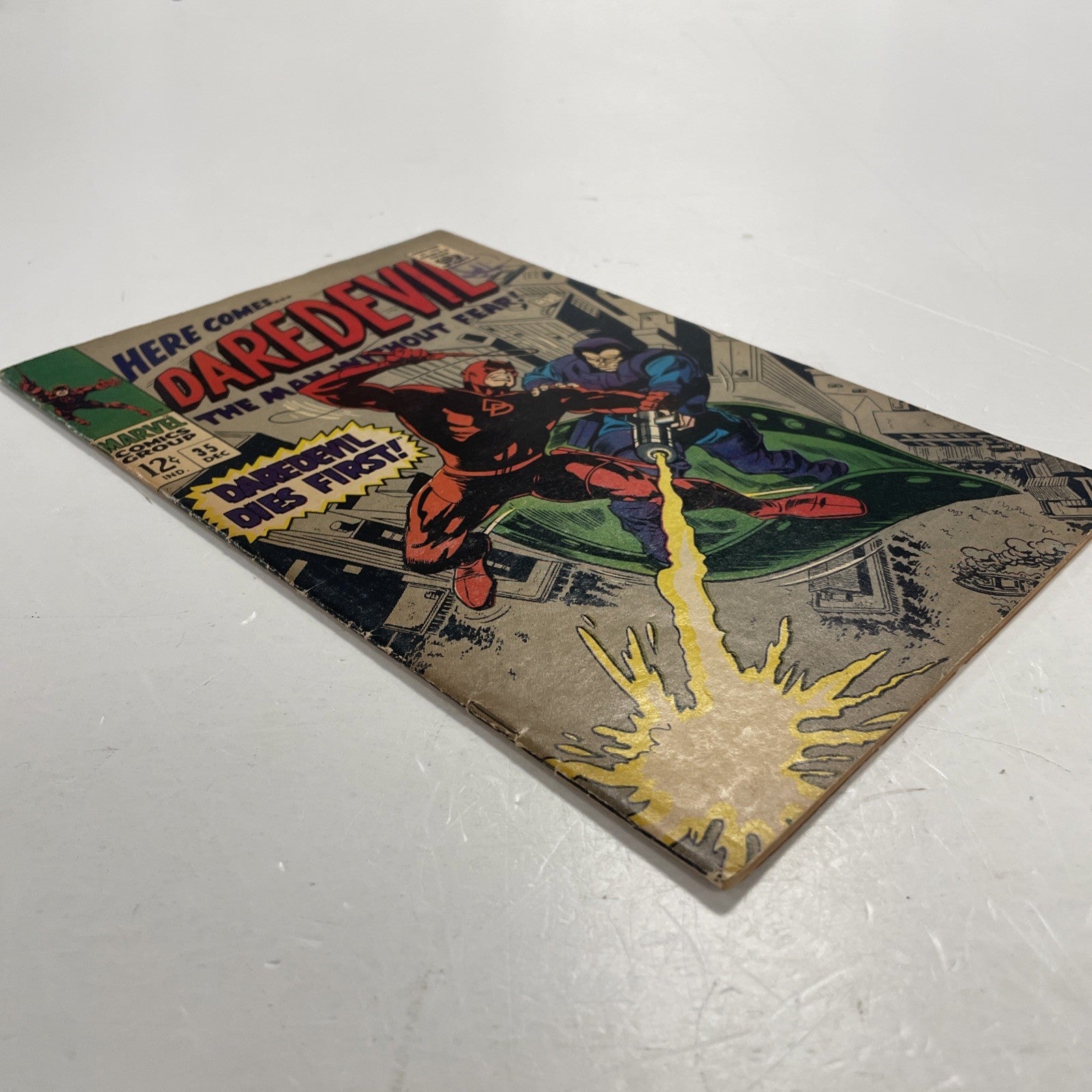 Daredevil #35 1967 VG Pence Stamp3