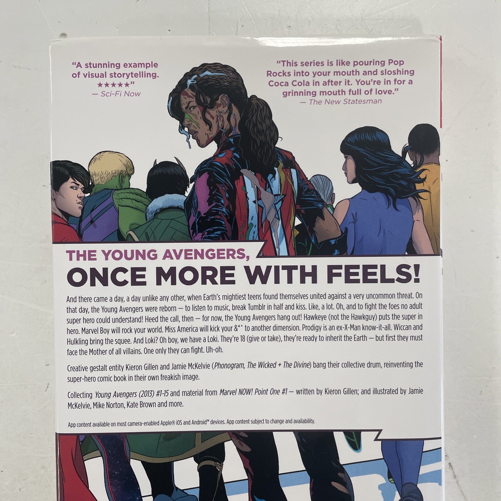 Young Avengers Omnibus Gillen Mckelvie 2014 Variant Cover Graphic Novel4