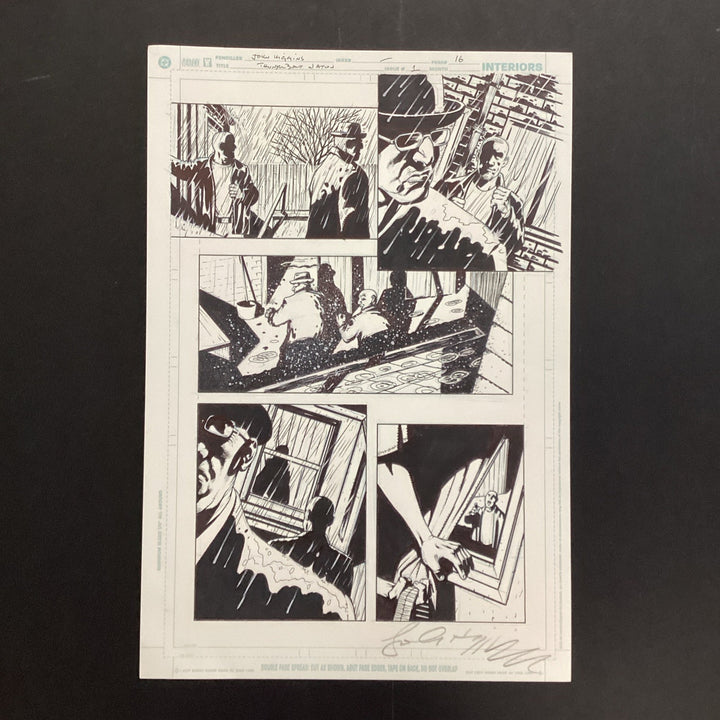 Original Artwork for Thunderbolt Jaxon #1 Page 16 By John Higgins 20060