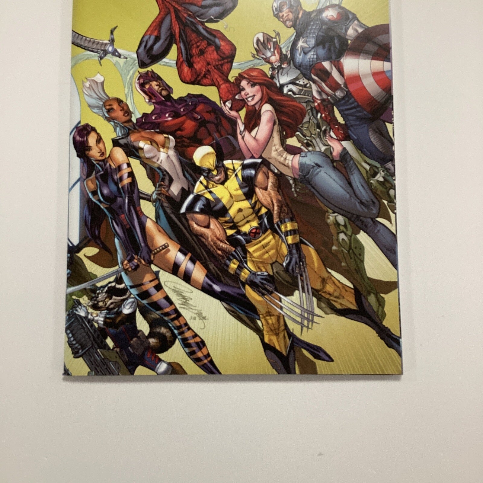Incoming #1 2020 NM J. Scott Campbell 1:100 Hidden Gem Wraparound Variant2