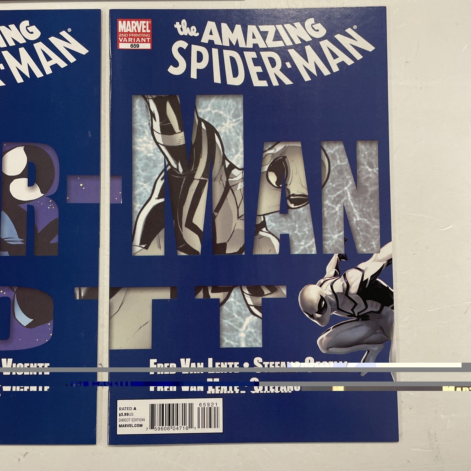 Amazing Spider-man #655-659 2011 2nd Print Variants  Complete Puzzle Set5