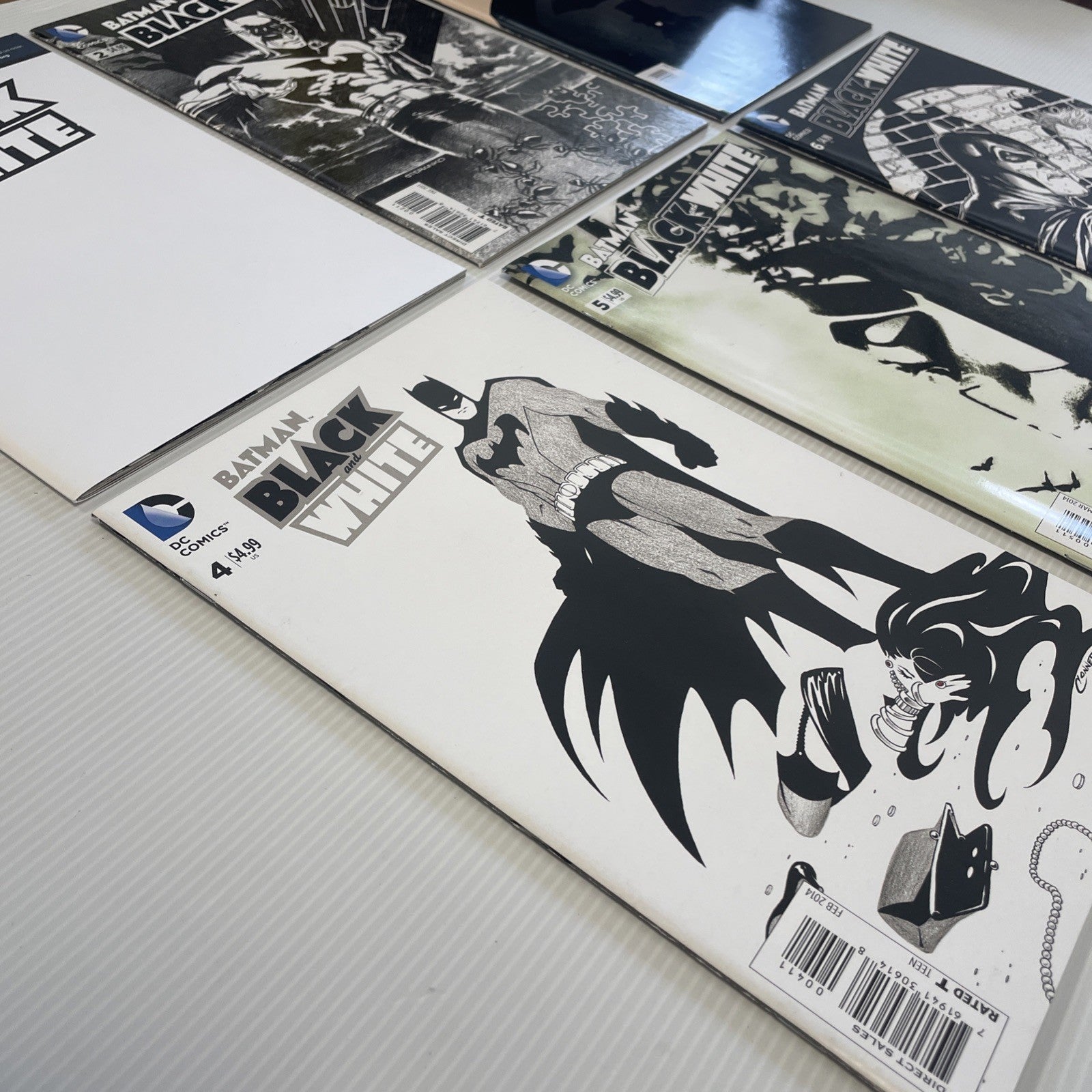 Batman Black & White #1-6 2020 NM Complete Set **#1 blank/sketch variant7