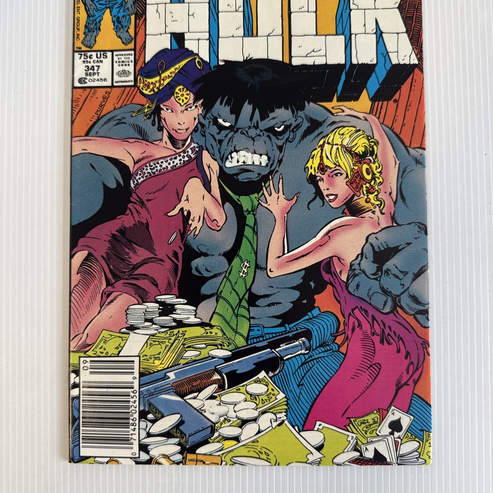 The Incredible Hulk #347 1988 VF 1stJoe Fixit Newsstand2