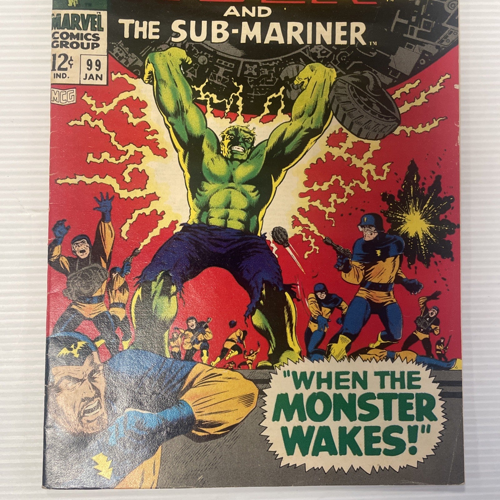 Tales to Astonish #99 1968 FN- Sub-Mariner & Hulk Pence Stamp2