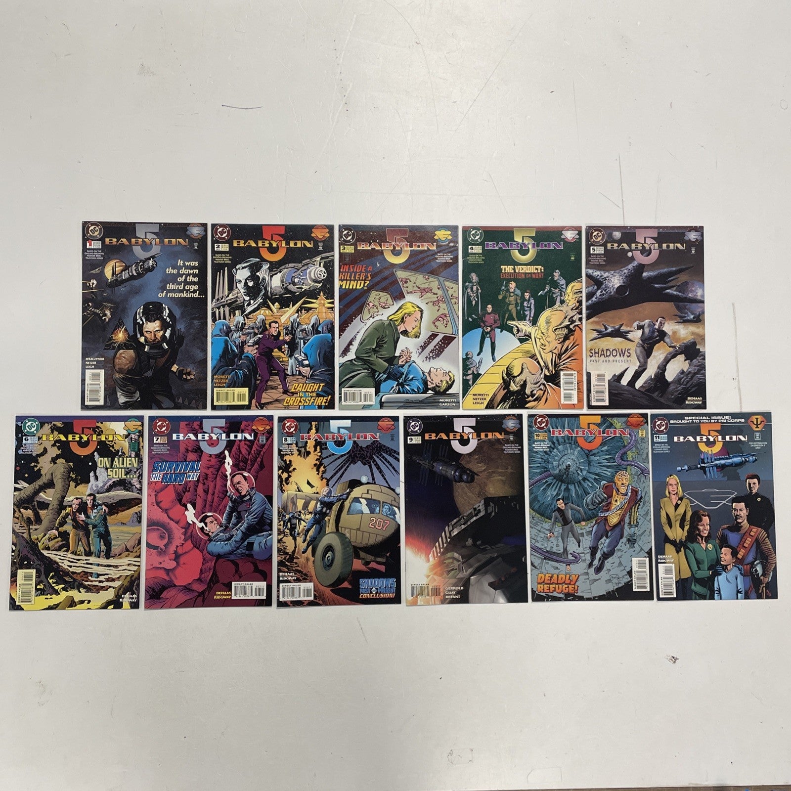 Babylon 5 #1-11 1995 Mid-High Grades Complete Comic Adaptation0
