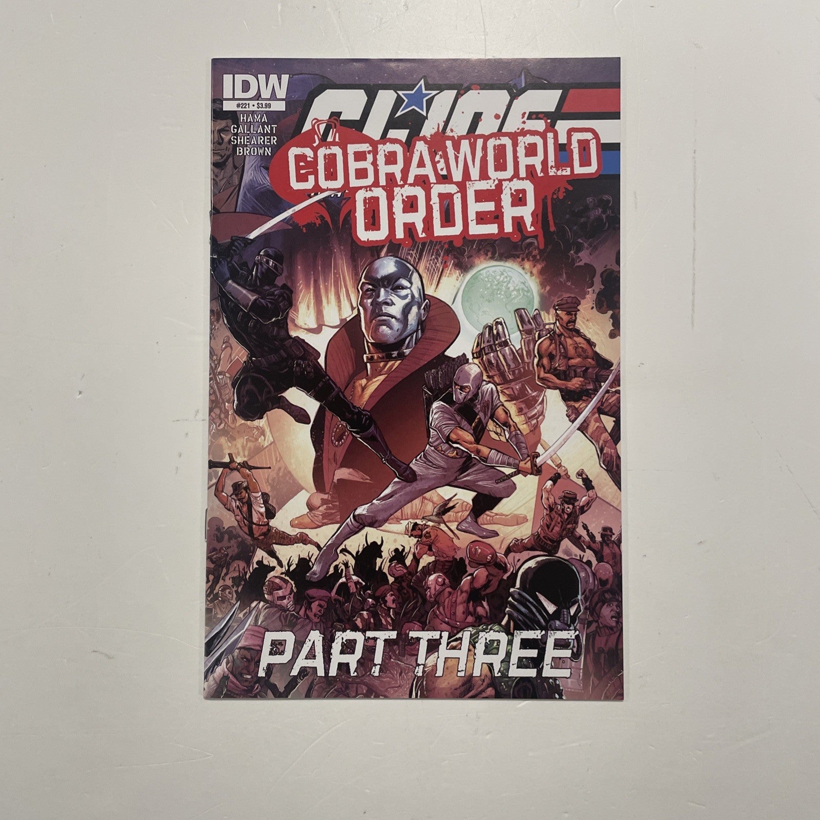 G.I. Joe #221 2015 NM Cobra World Order Part 30