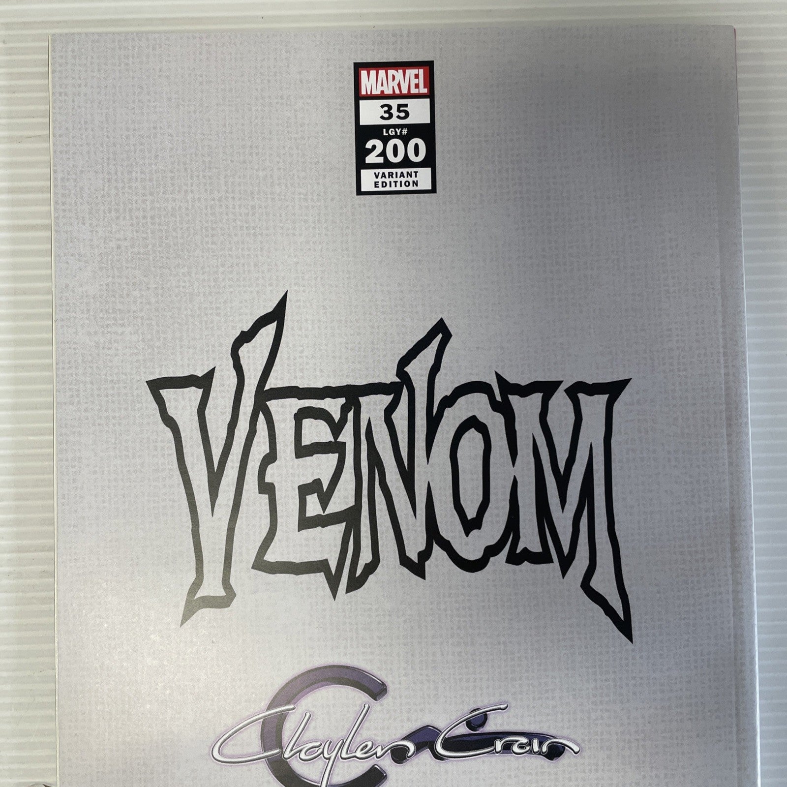 Venom #35 LGY #200 2021 NM Clayton Crain The Shape Beneath Virgin Variant5