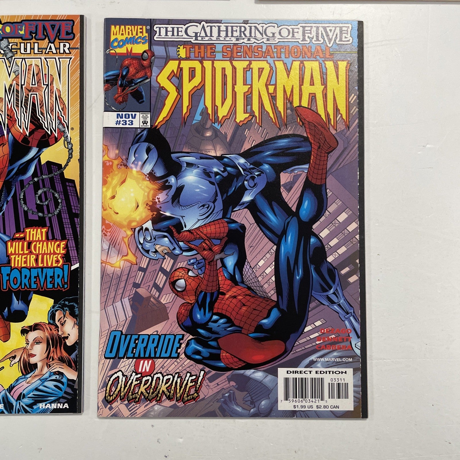 Spider-Man: The Gathering of Five #1-5 1998 Complete Set VF/NM5