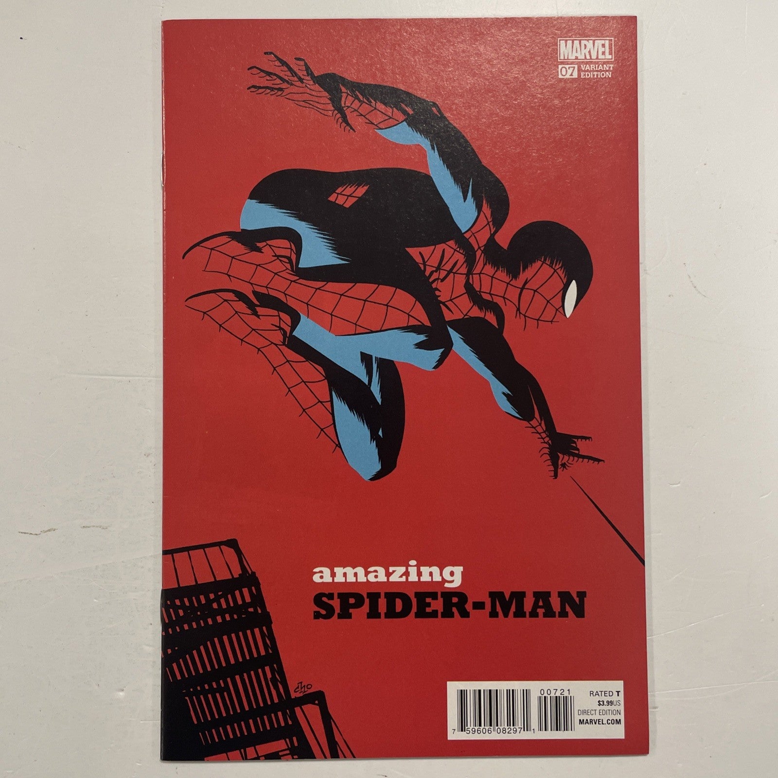 The Amazing Spider-man #7 2016 VF/NM Cho Variant Cover0