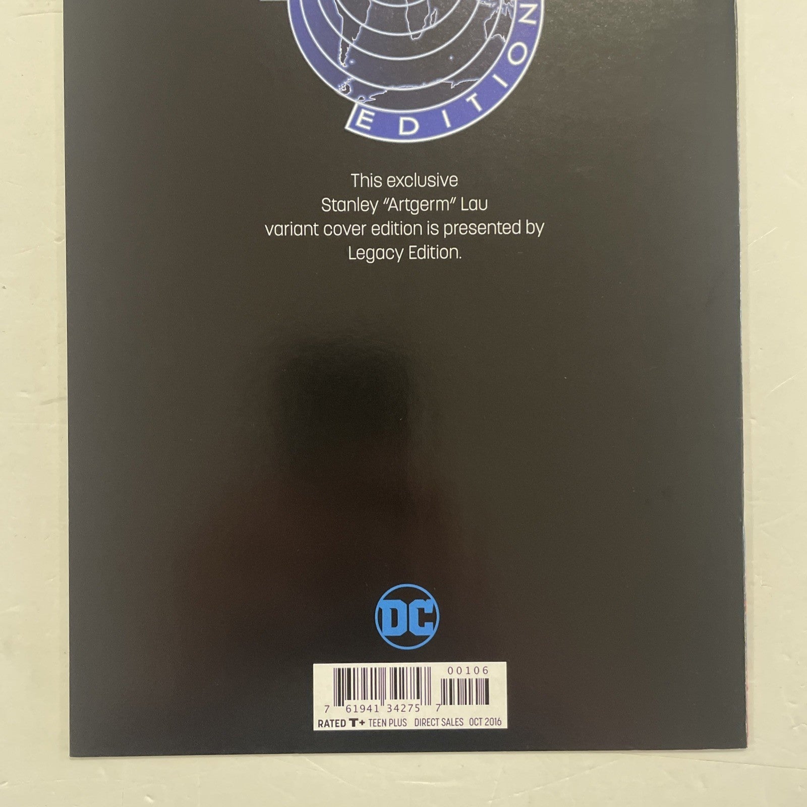 Harley Quinn #1 2016 NM Stanley Artgerm Lau Variant Rebirth6