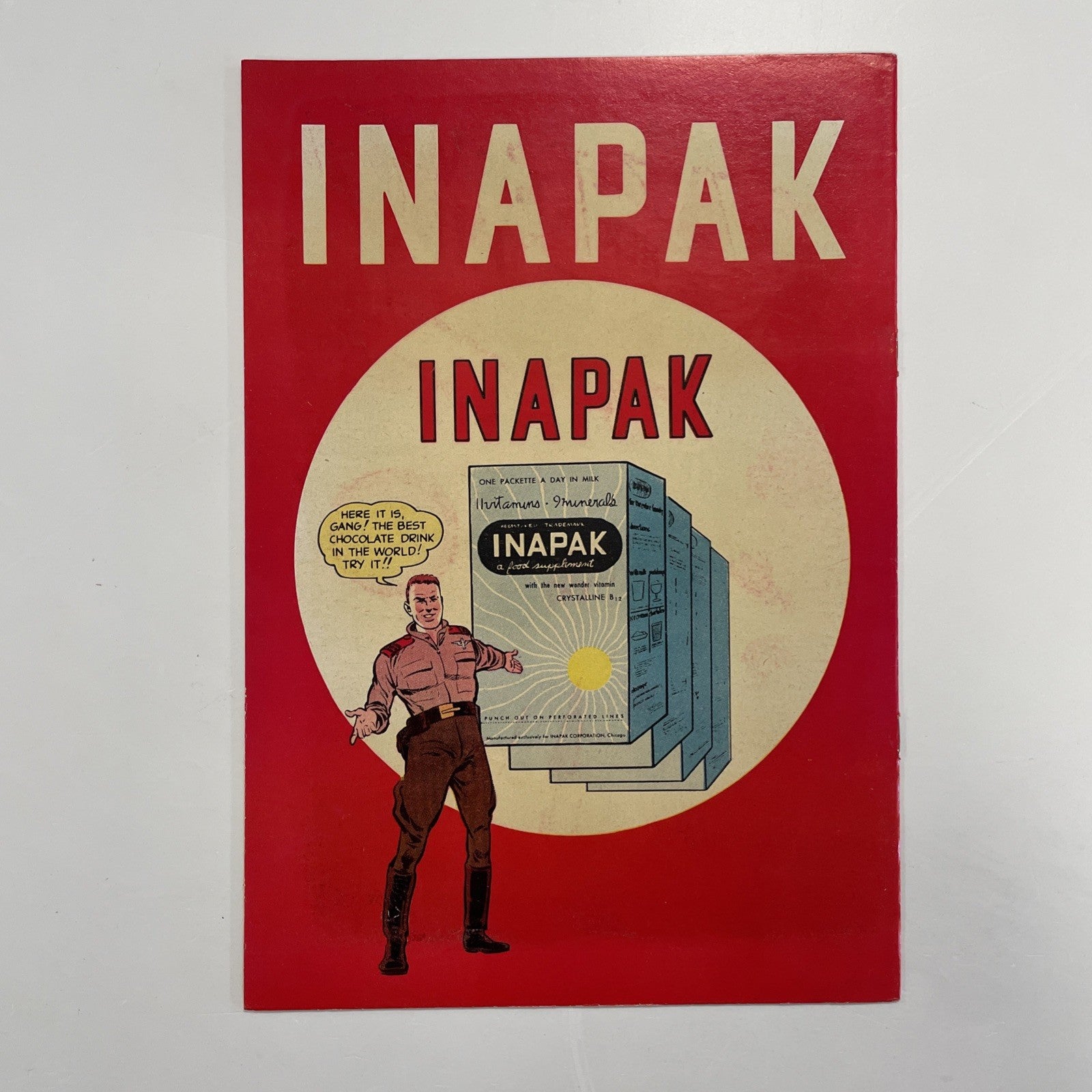 Major Inapak The Space Ace #1 1951 VG Golden Age (2)4