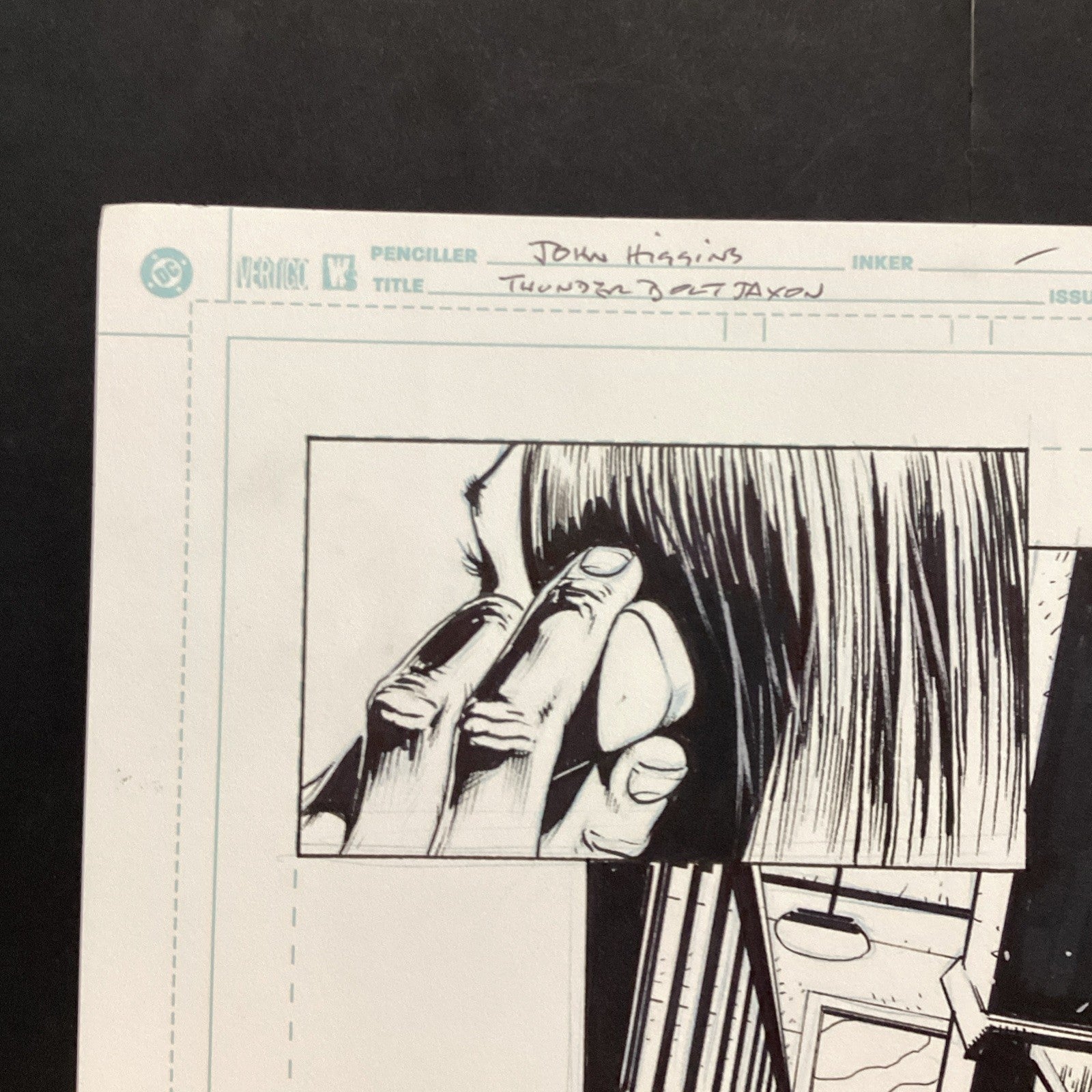 Original Artwork for Thunderbolt Jaxon #1 Page 21 By John Higgins 20064