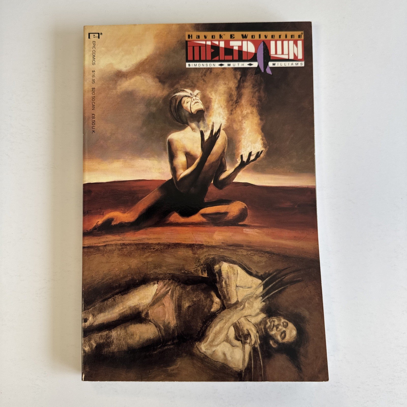 Havok & Wolverine: Meltdown 1990 TPB 1st Print0