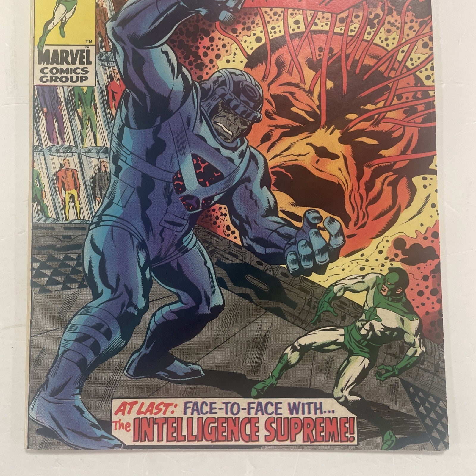 Captain Marvel #16 1969 New Costume Pence Stamp2