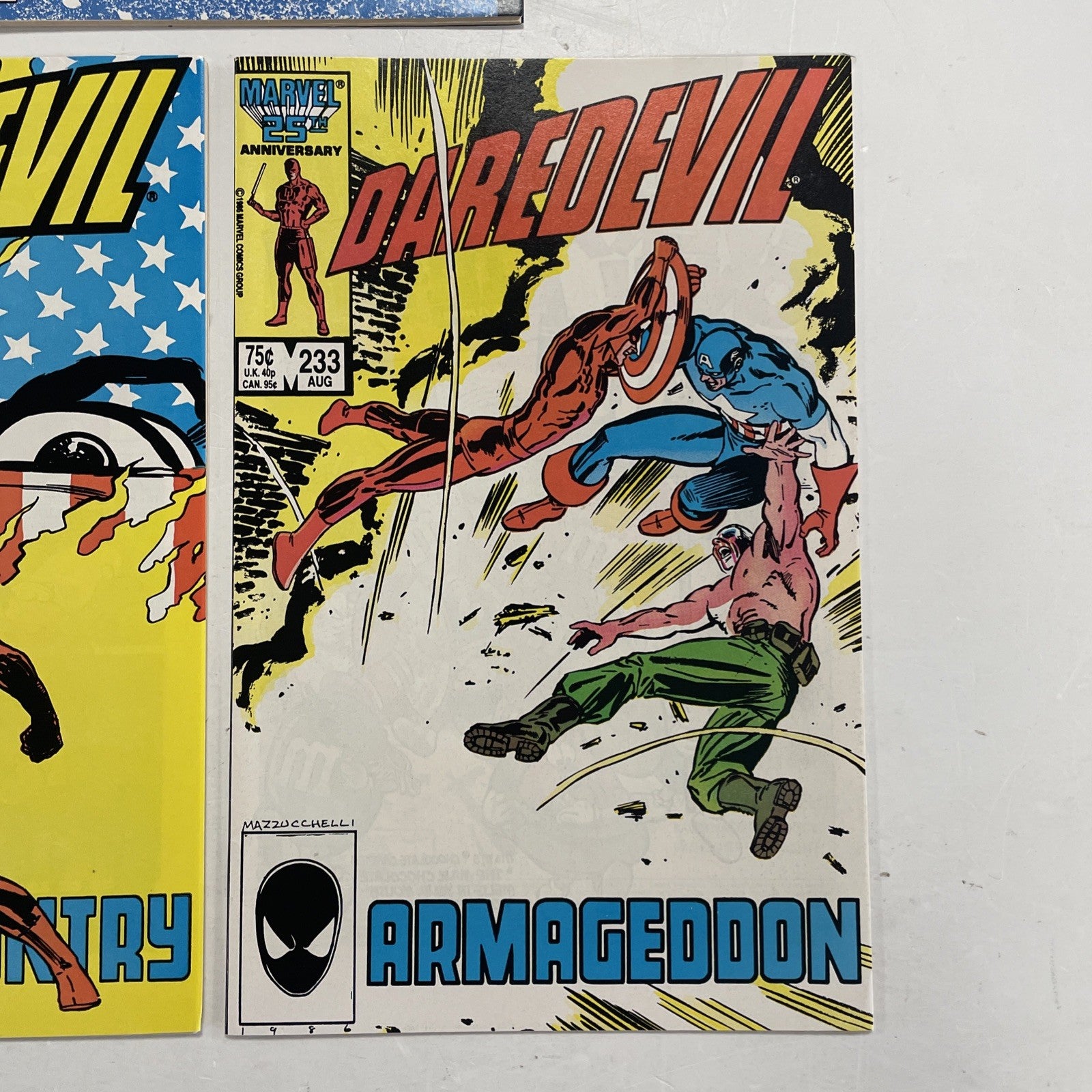 Daredevil #227-233 1986 Complete Born Again Storyline High Grade 7 Issues7