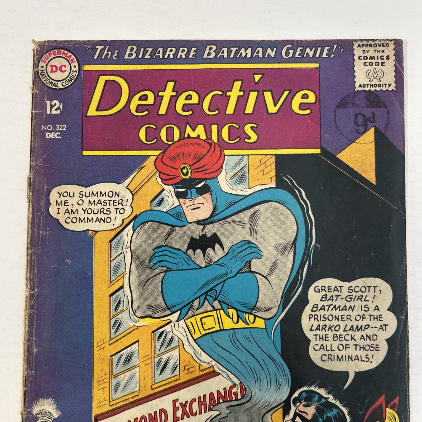 Detective Comics #322 1963 GD Pence Stamp **Cover deteatched at top staple1