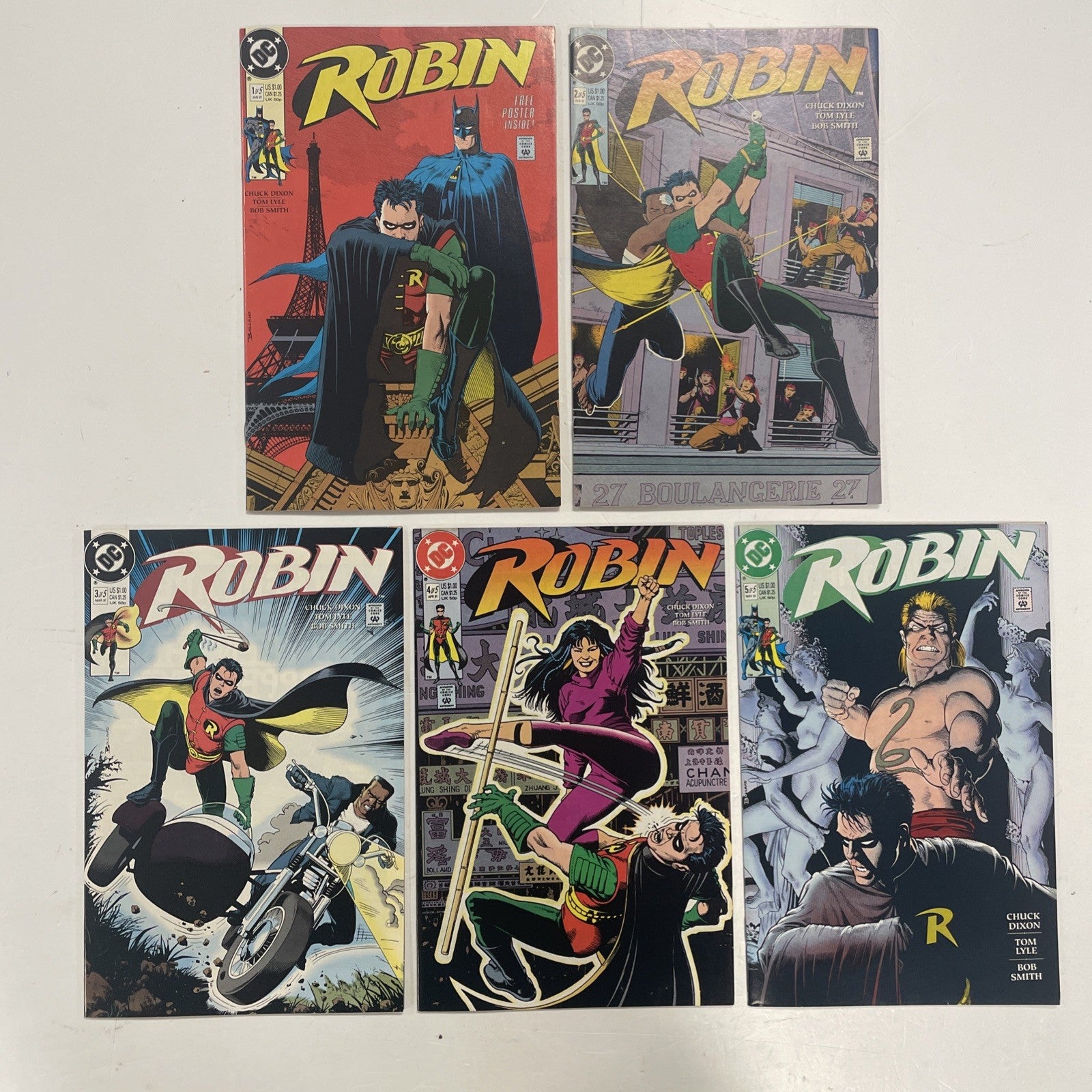 Robin #1-5 1991 Complete Set0