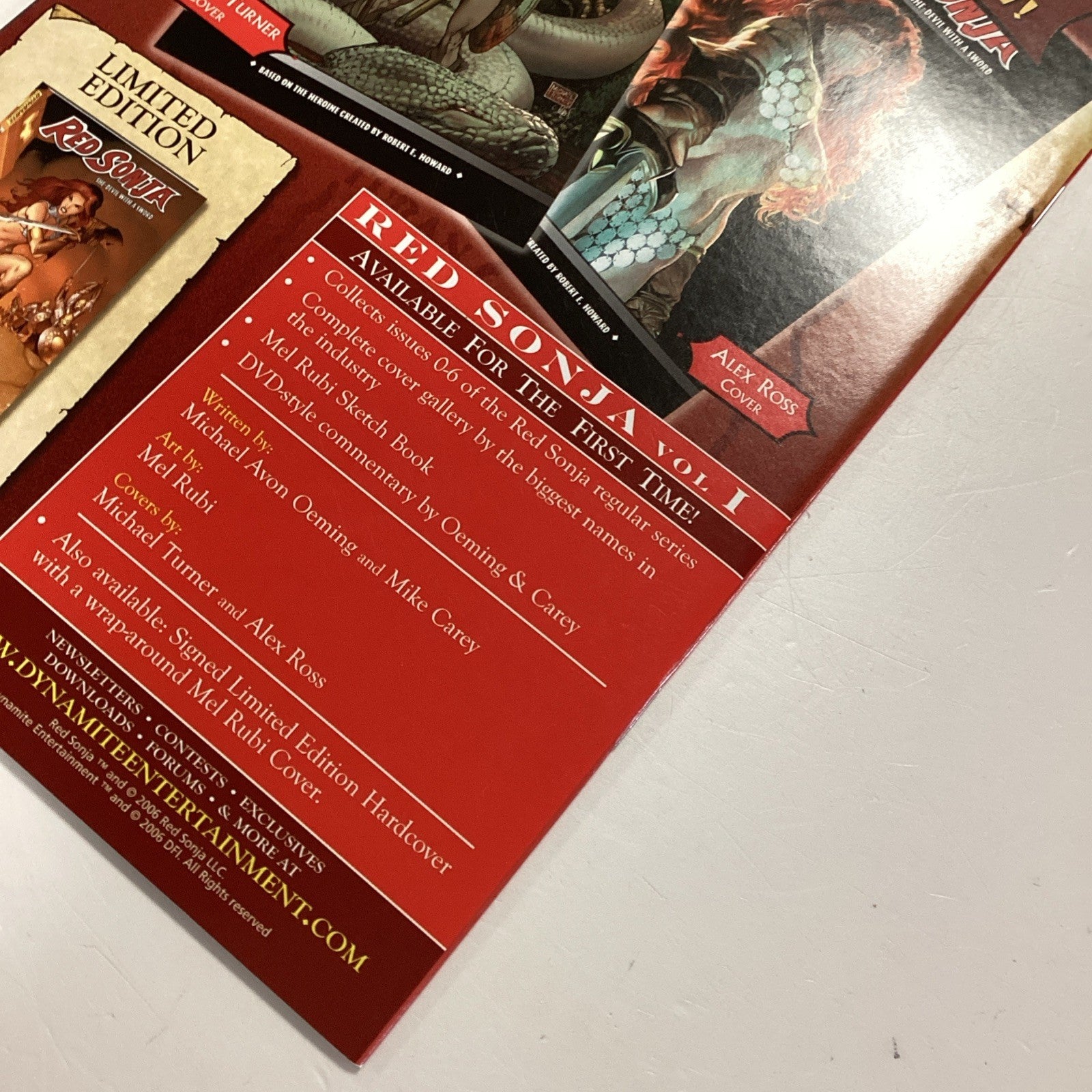 Red Sonja Cover Showcase 2007 VF/NM Dynamite Comics (2)8