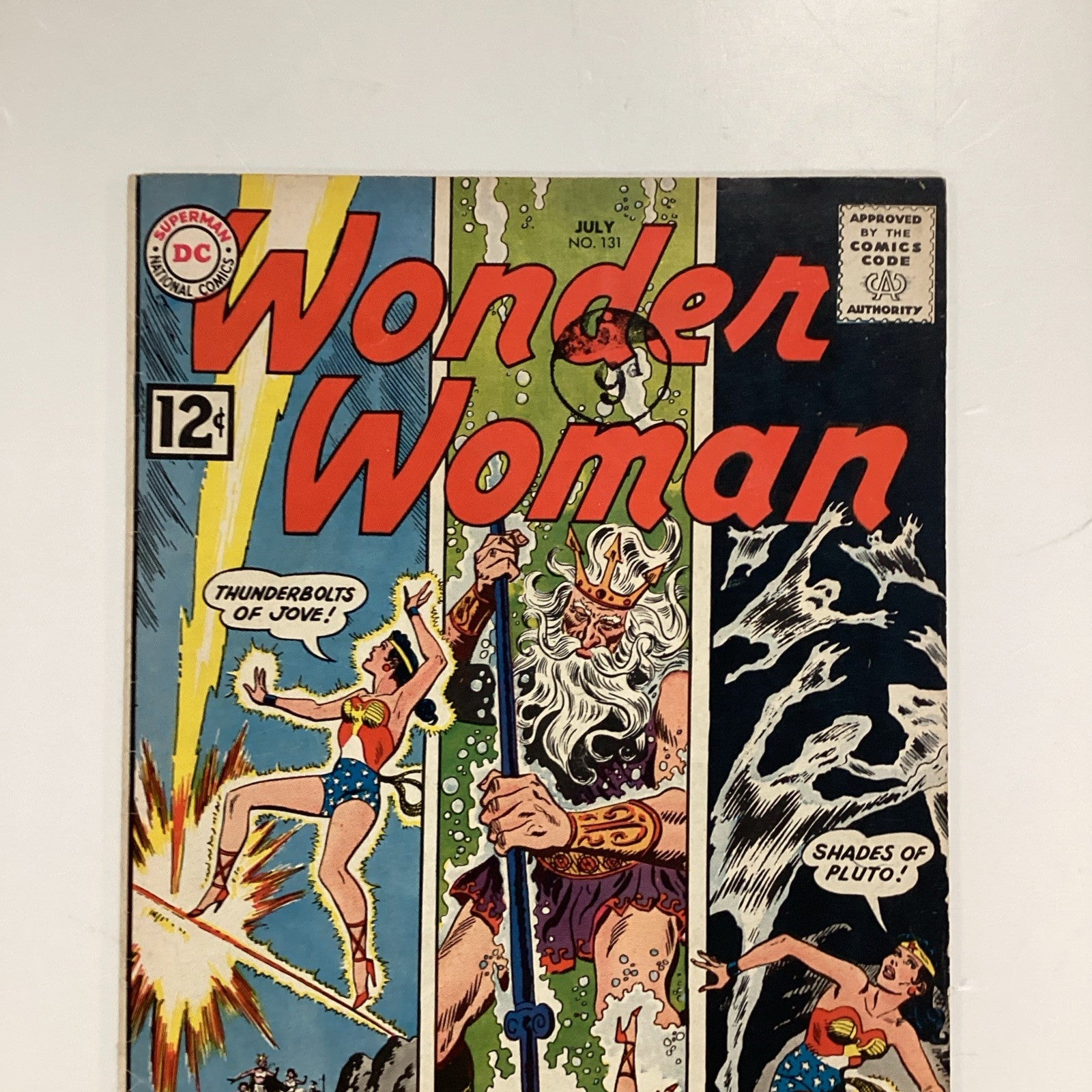 Wonder Woman #131 1962 VG/FN Pence Stamp2