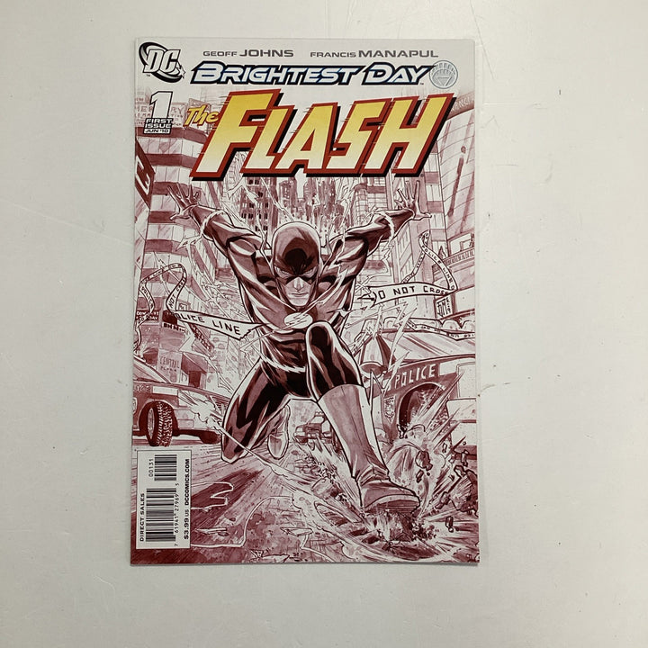 Flash #1 2010 NM 1st Flashpoint Francis Manapul Sketch Variant0