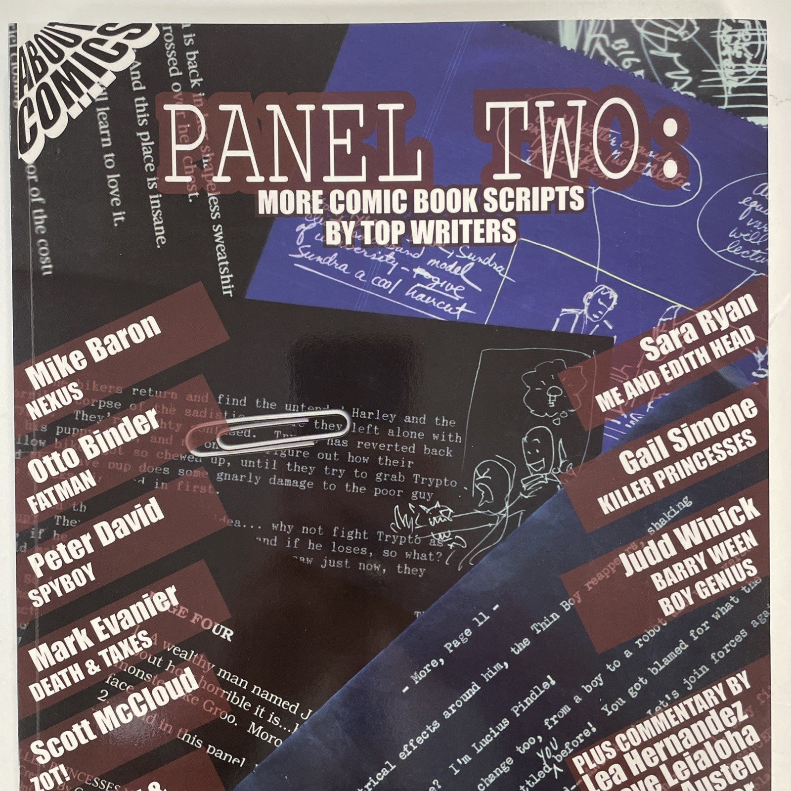 Panel One & Panel Two: Comic Book Scripts by Top Writers  2002, 2003 1st Prints6