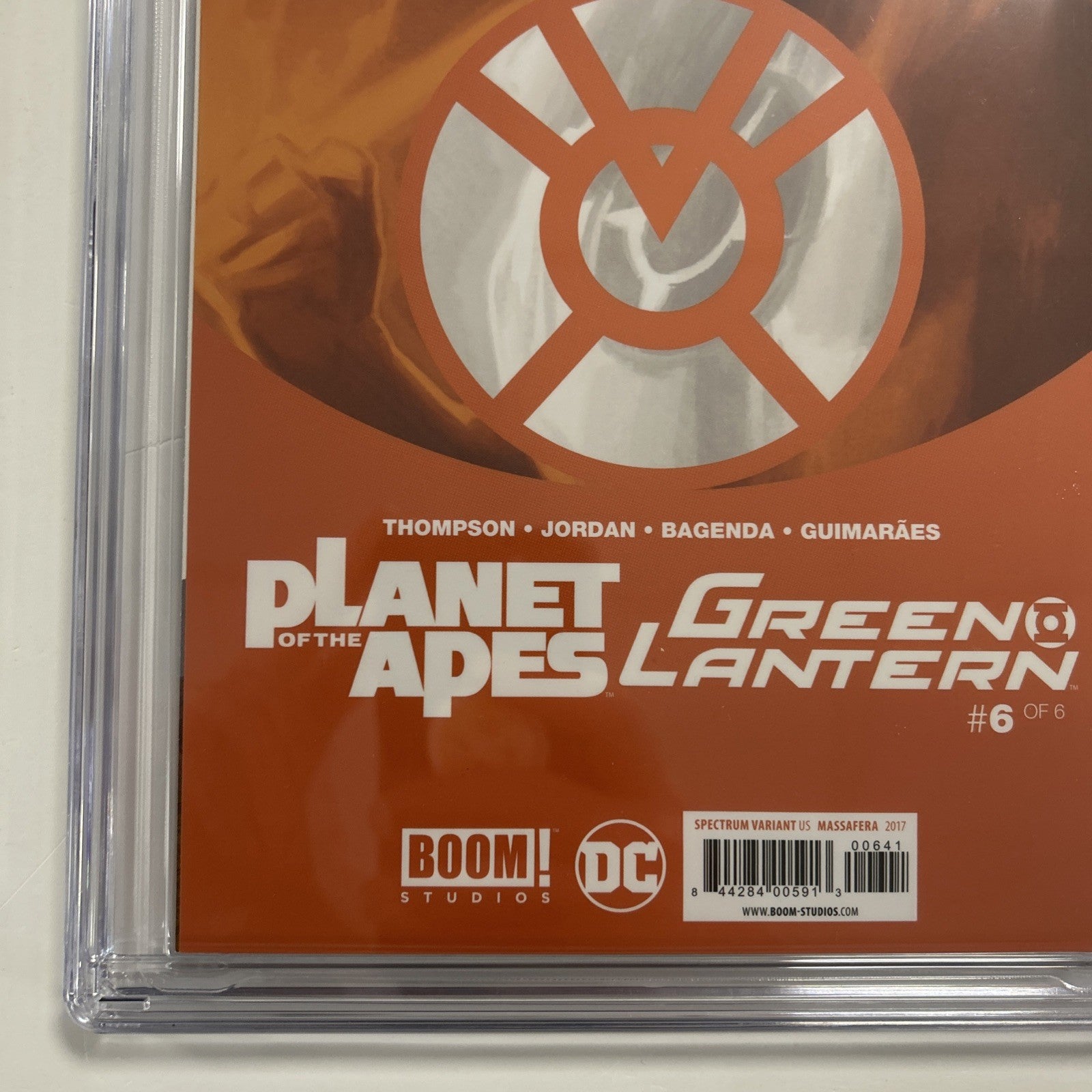 Planet of the Apes/Green Lantern #6 2017 CGC 9.8 Massafera 1:40 Virgin Variant16