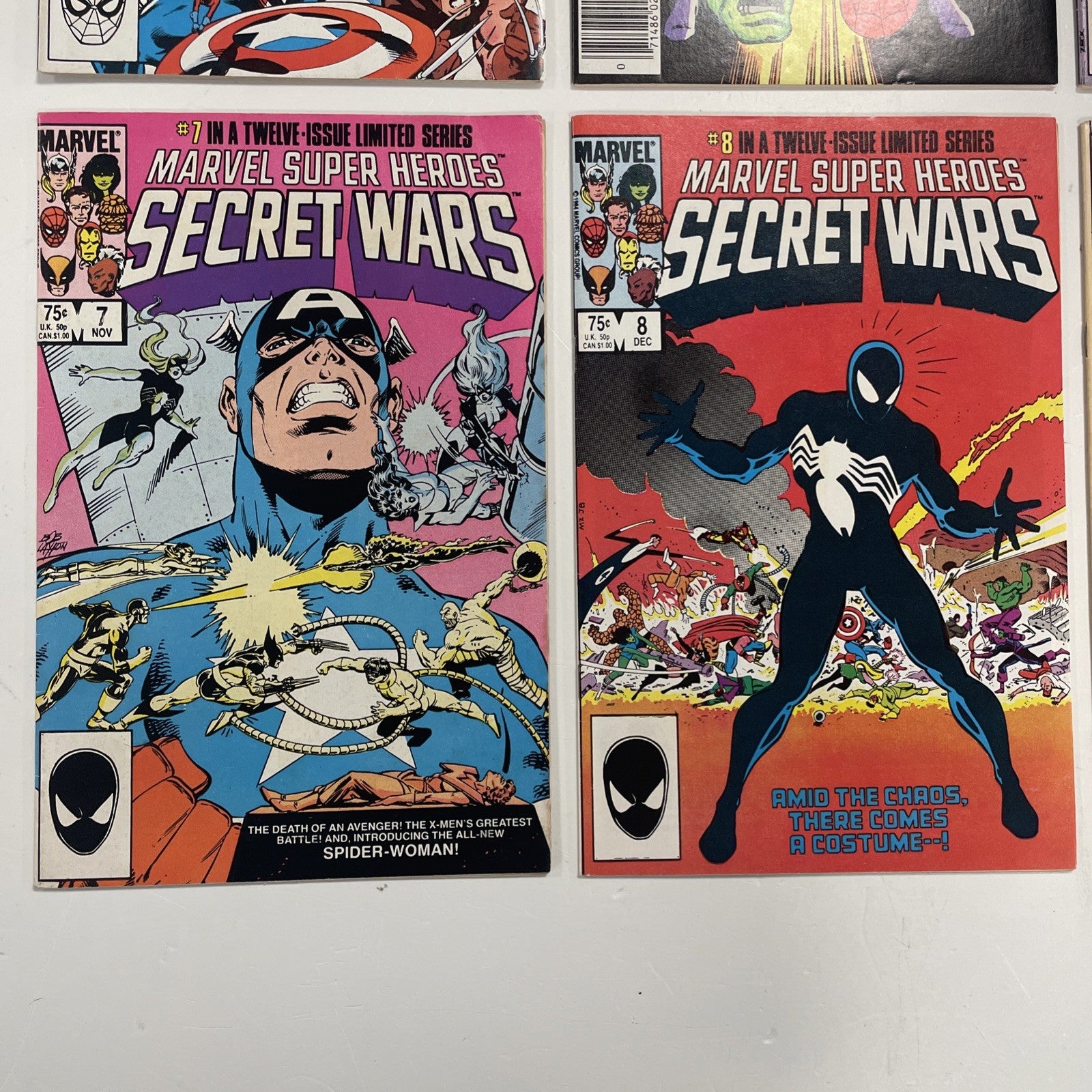 Marvel Super-heroes Secret Wars #1-12 Complete Set  Origin of Symbiot & More!4