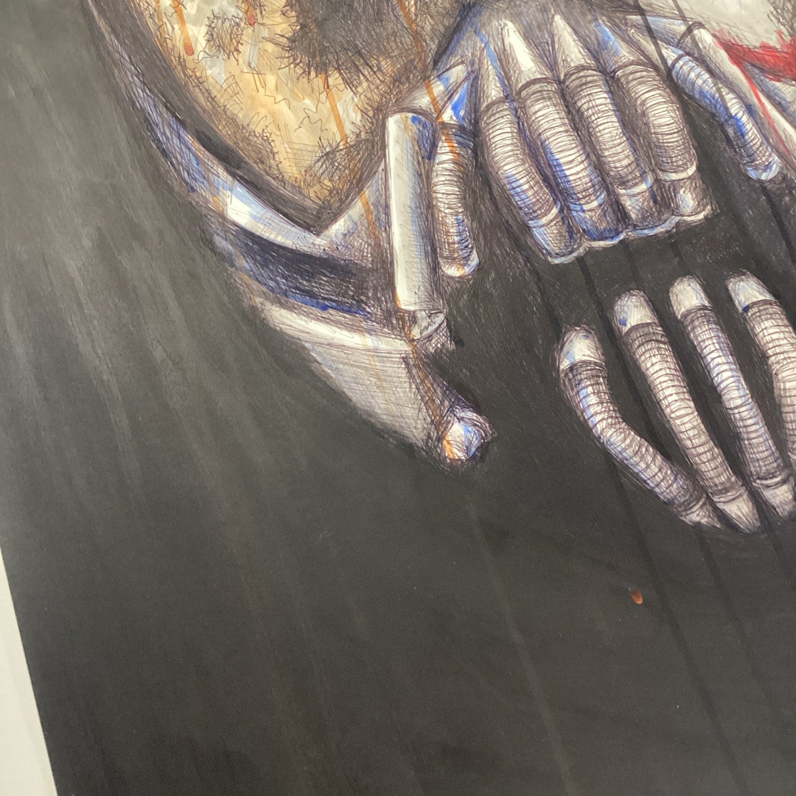 Trilogy (Joker/Bain/Scarecrow) Original Art by Becky Knapp with COA (80x59cm)8