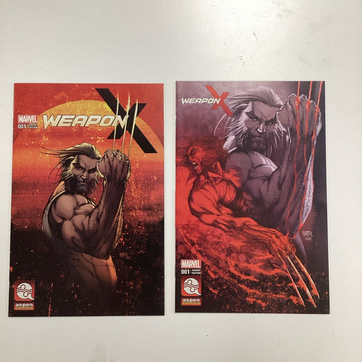 Weapon X #1 2017 NM Aspen Michael Turner Variant A & B Set0