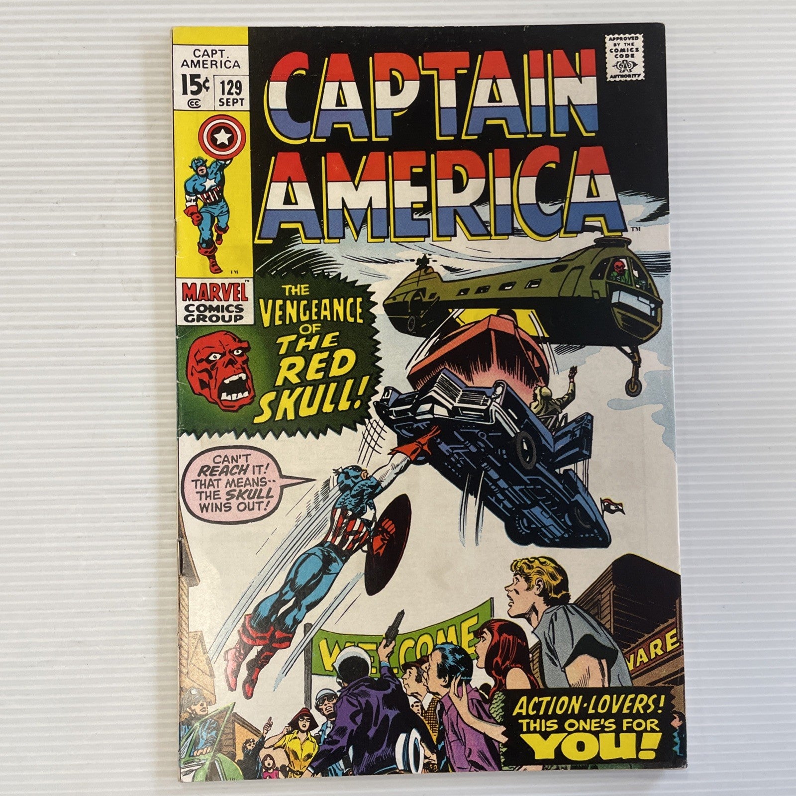 Captain America #129 1970 FN/VF0