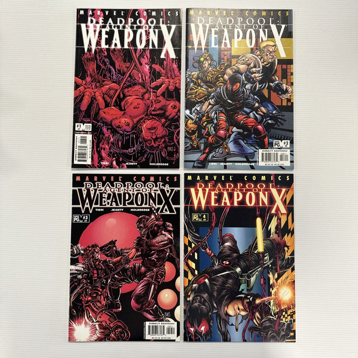 Deadpool #57-60 2002 VF/NM #1-4 Weapon X