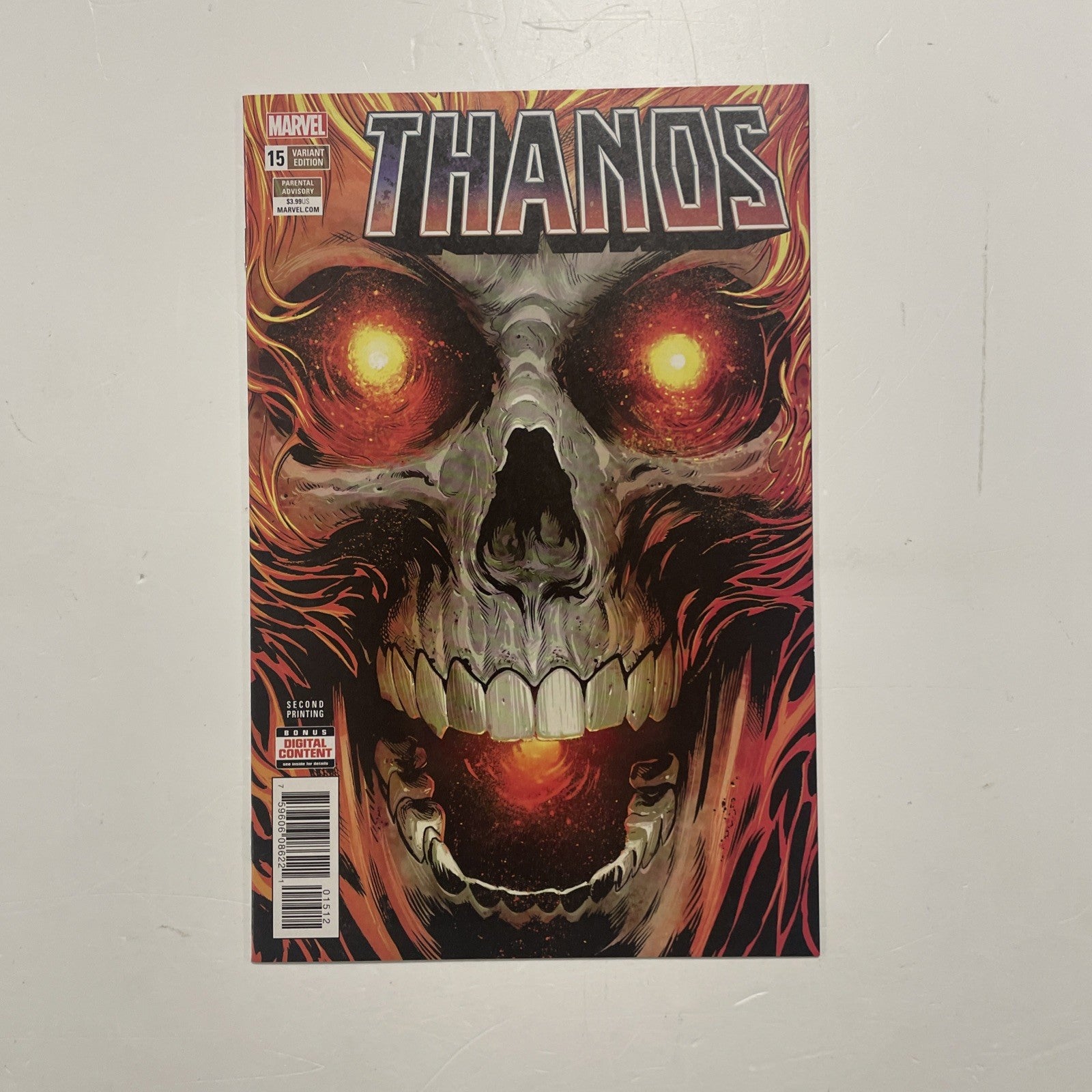 Thanos #15 2018 VF/NM  2nd Print Variant Frank Castle Cosmic Ghost Rider0