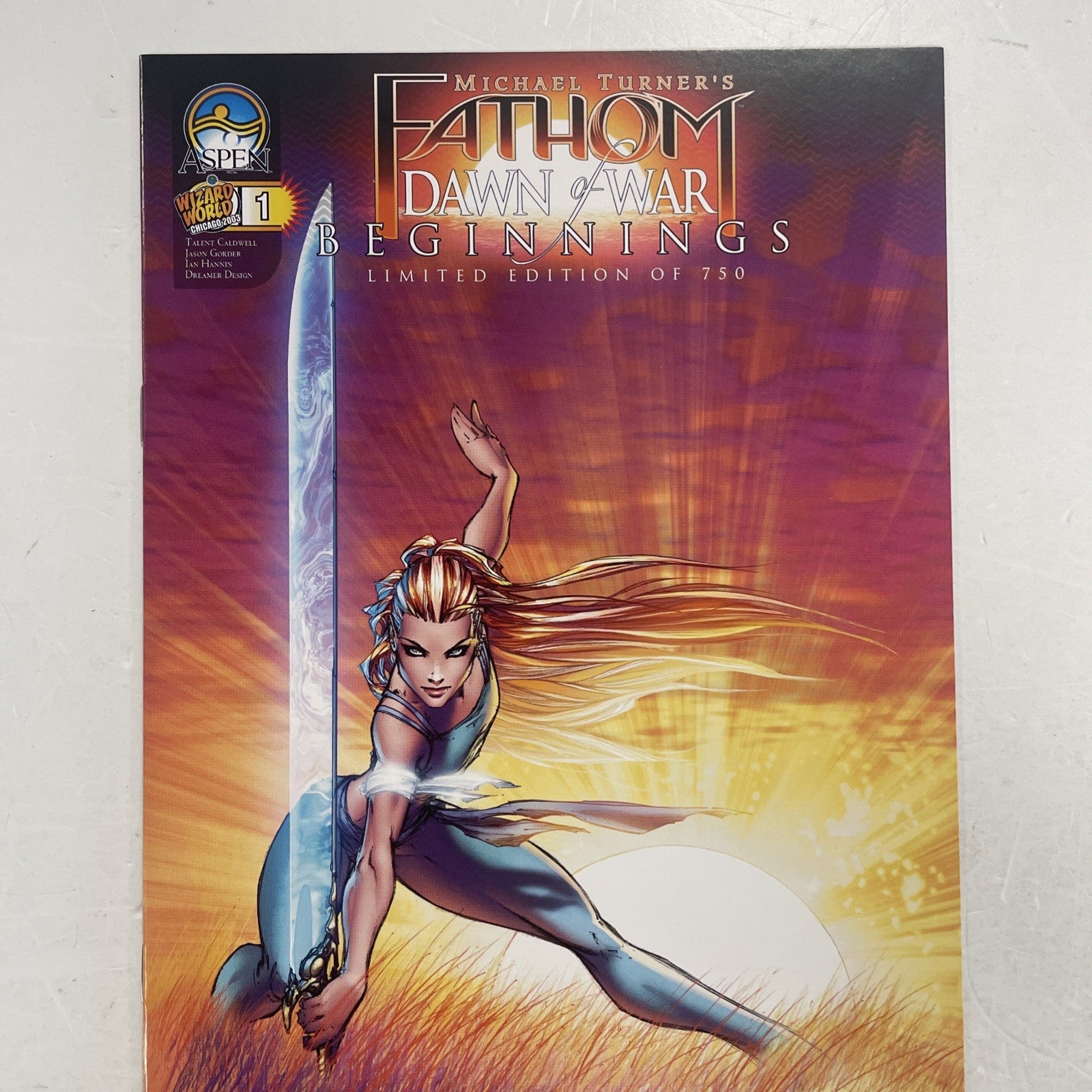 Fathom Dawn Of War Beginnings #1 2003 NM Wizard World Chicago 1/7501