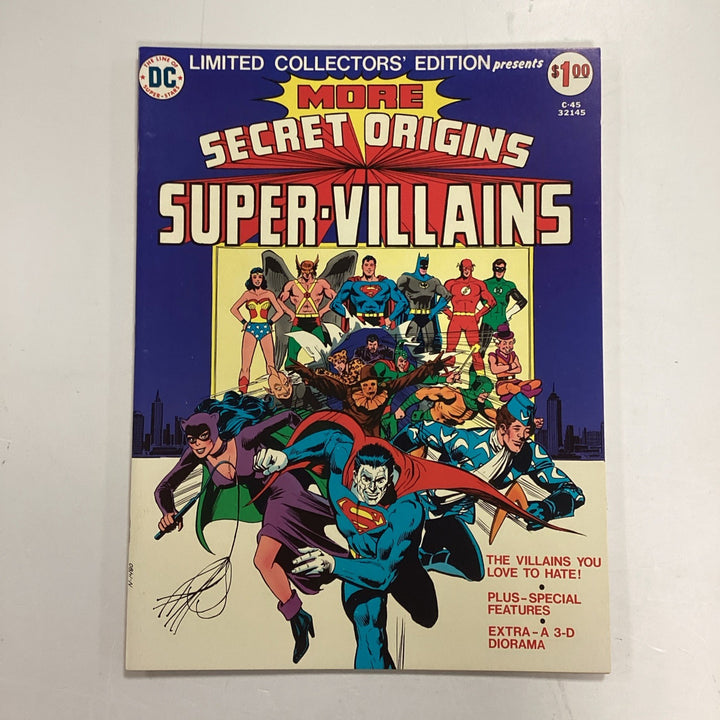 DC Limited Collectors Edition More Secret Origins Super-Villains 1976 VF0