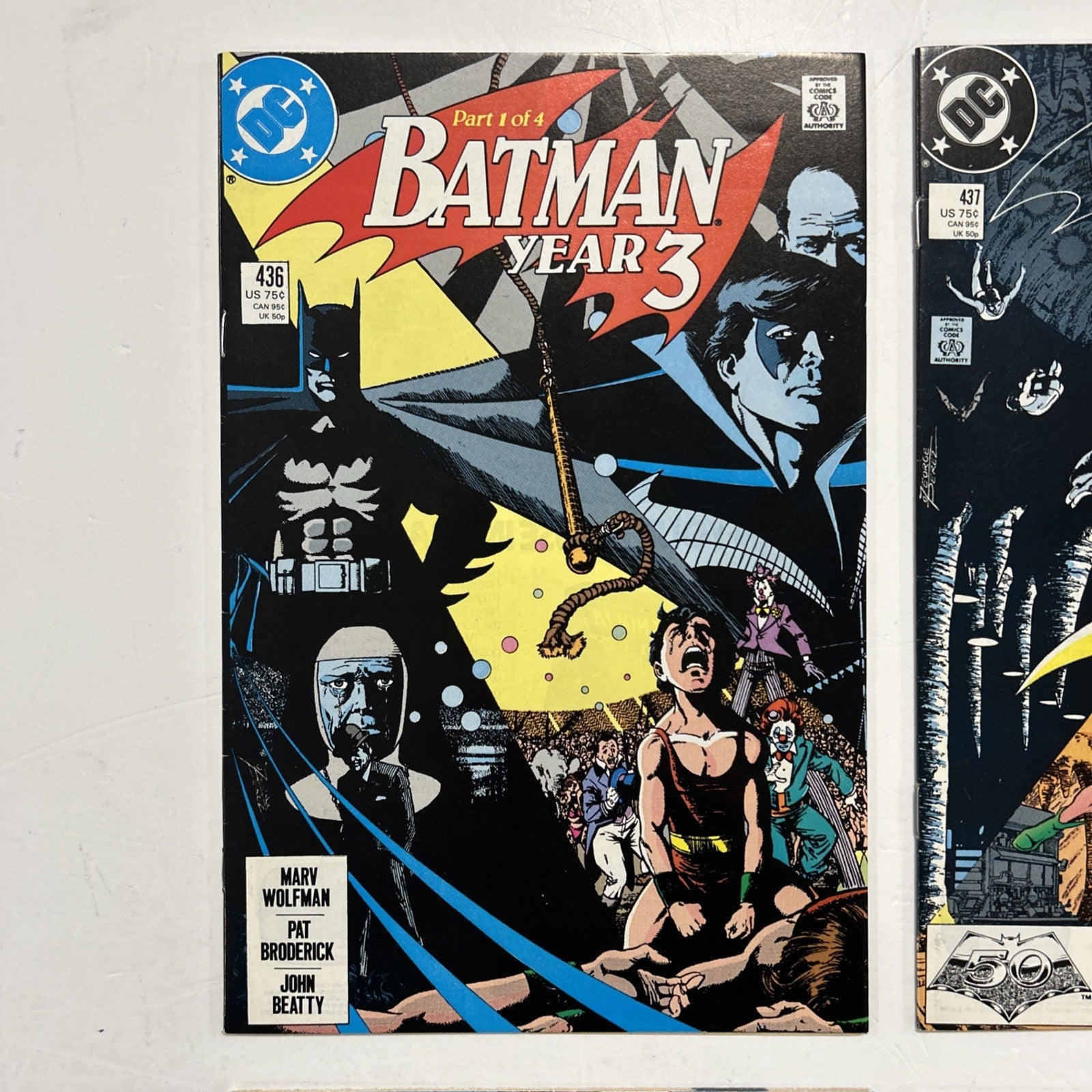 Batman #436-439 1988 Year Three (3) Complete Storyline Mid Grades2