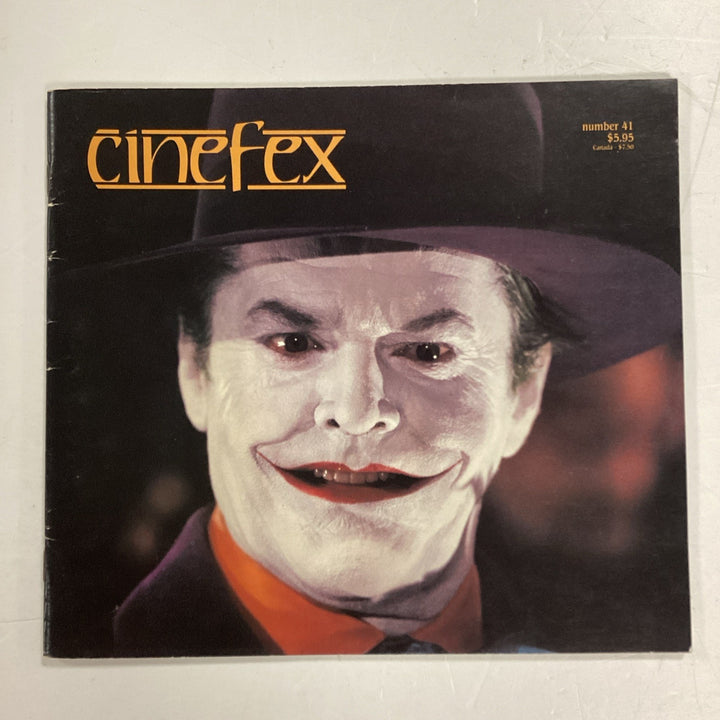 Cinefex #41 1990 Sci-fi Movie Magazine Batman Joker0
