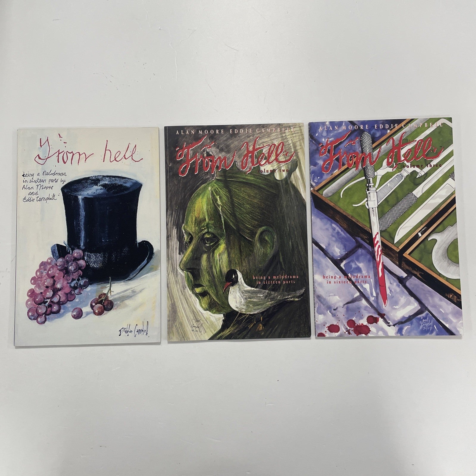 From Hell Vol 1-3 1991  Alan Moore Jack The Ripper0