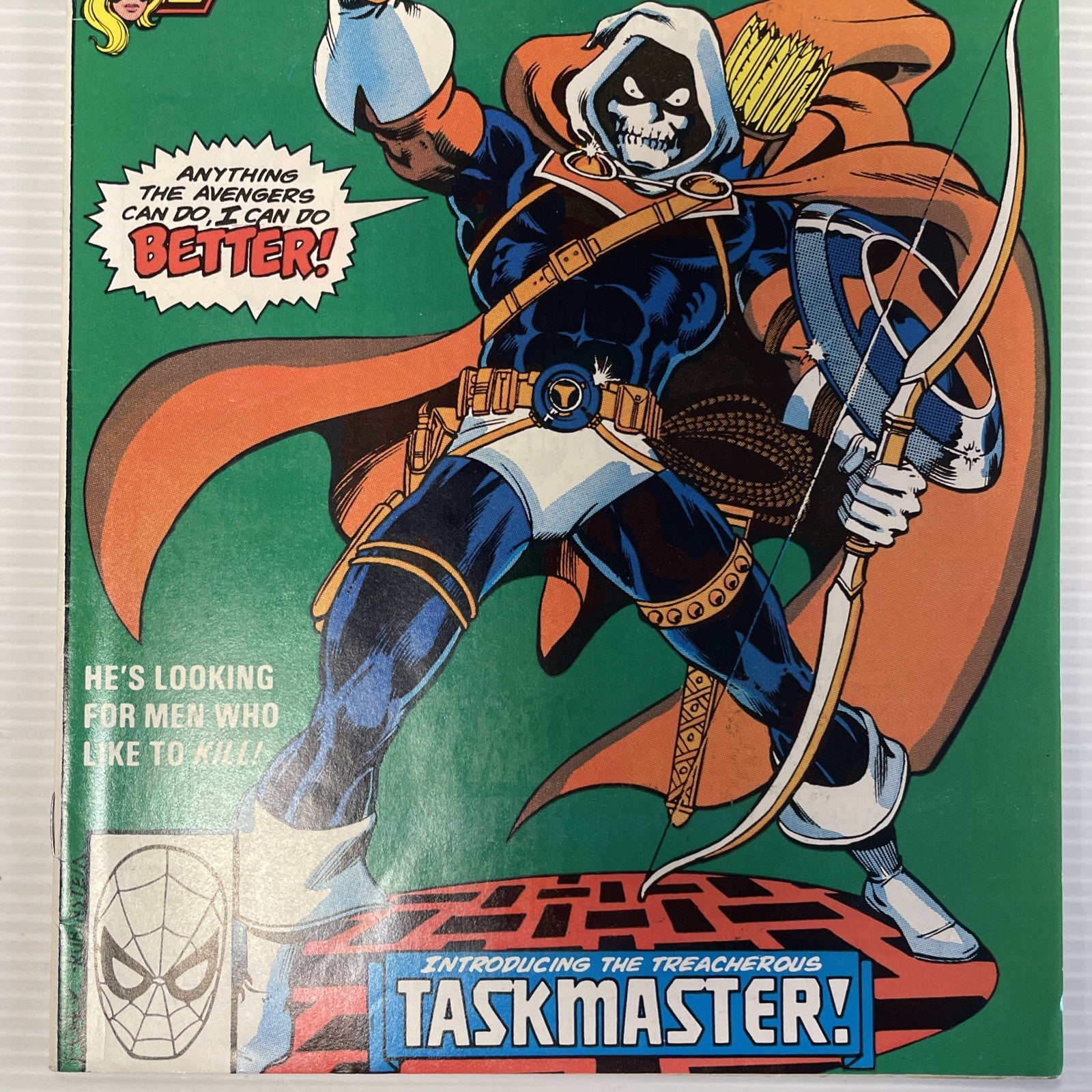 Avengers #196 1980 VF+ 1st Appearance of Taskmaster Pence Copy2