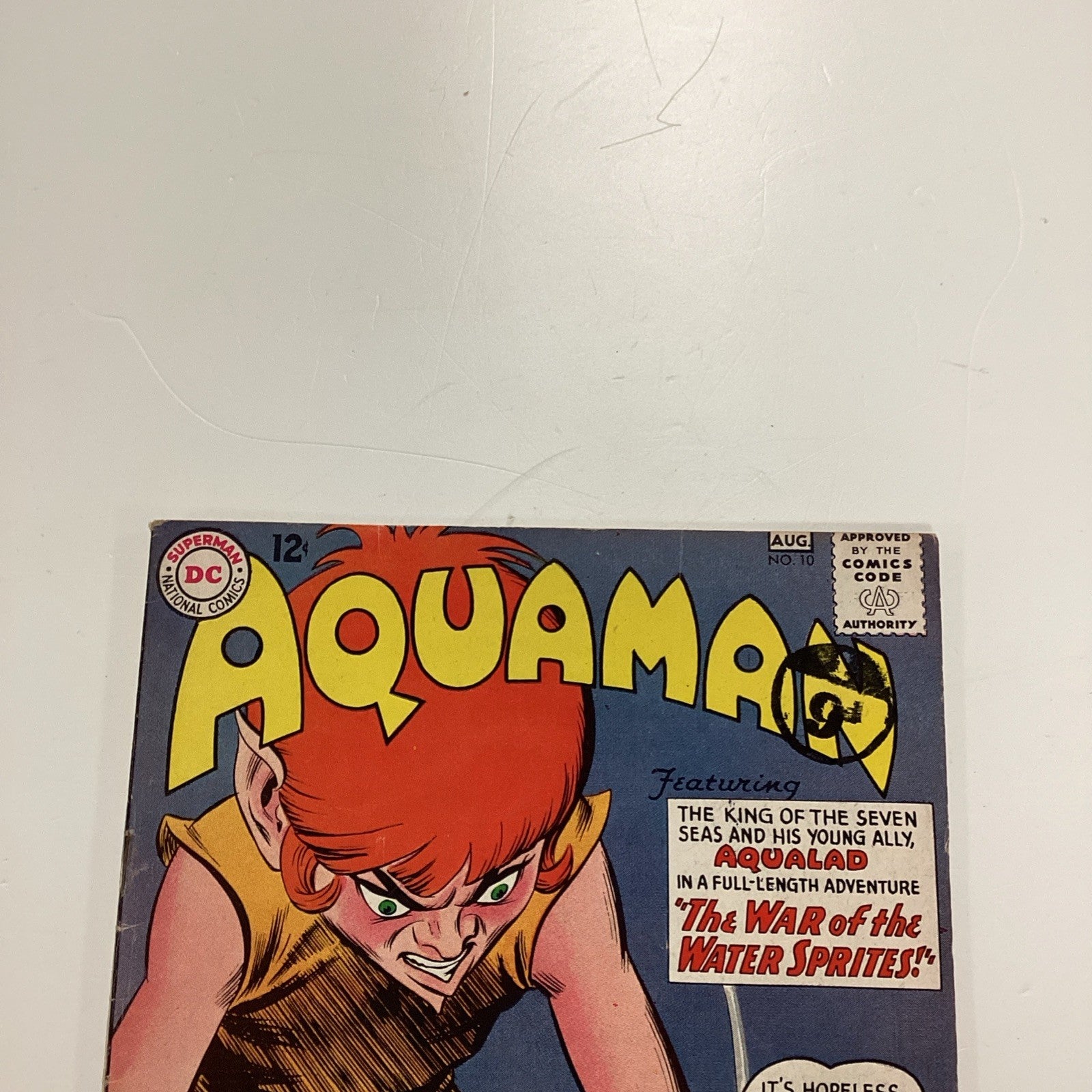 Aquaman #10 1963 VG+ Pence Stamp1
