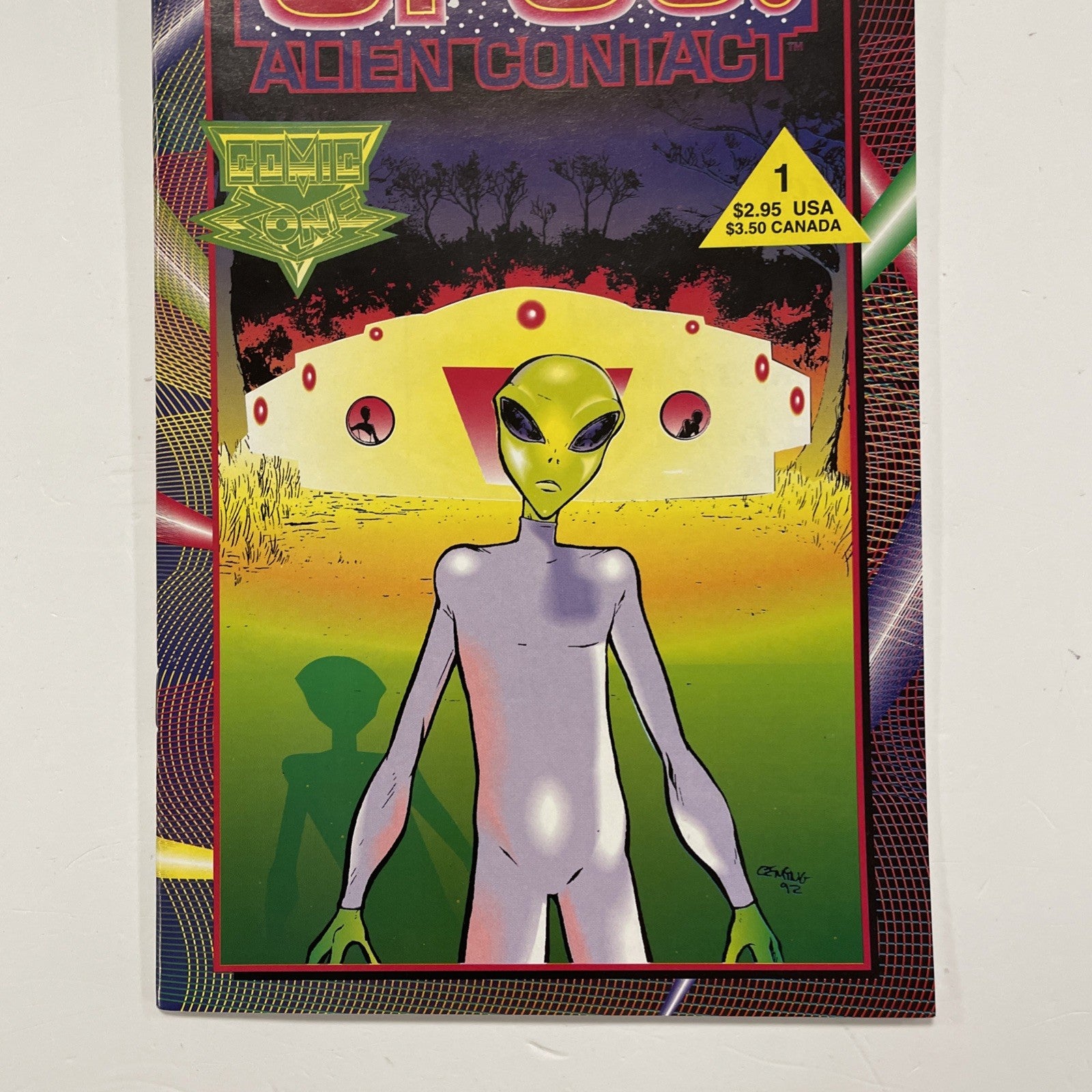 UFO's: Alien Contact #1 1992 FN/VF Comic Zone2