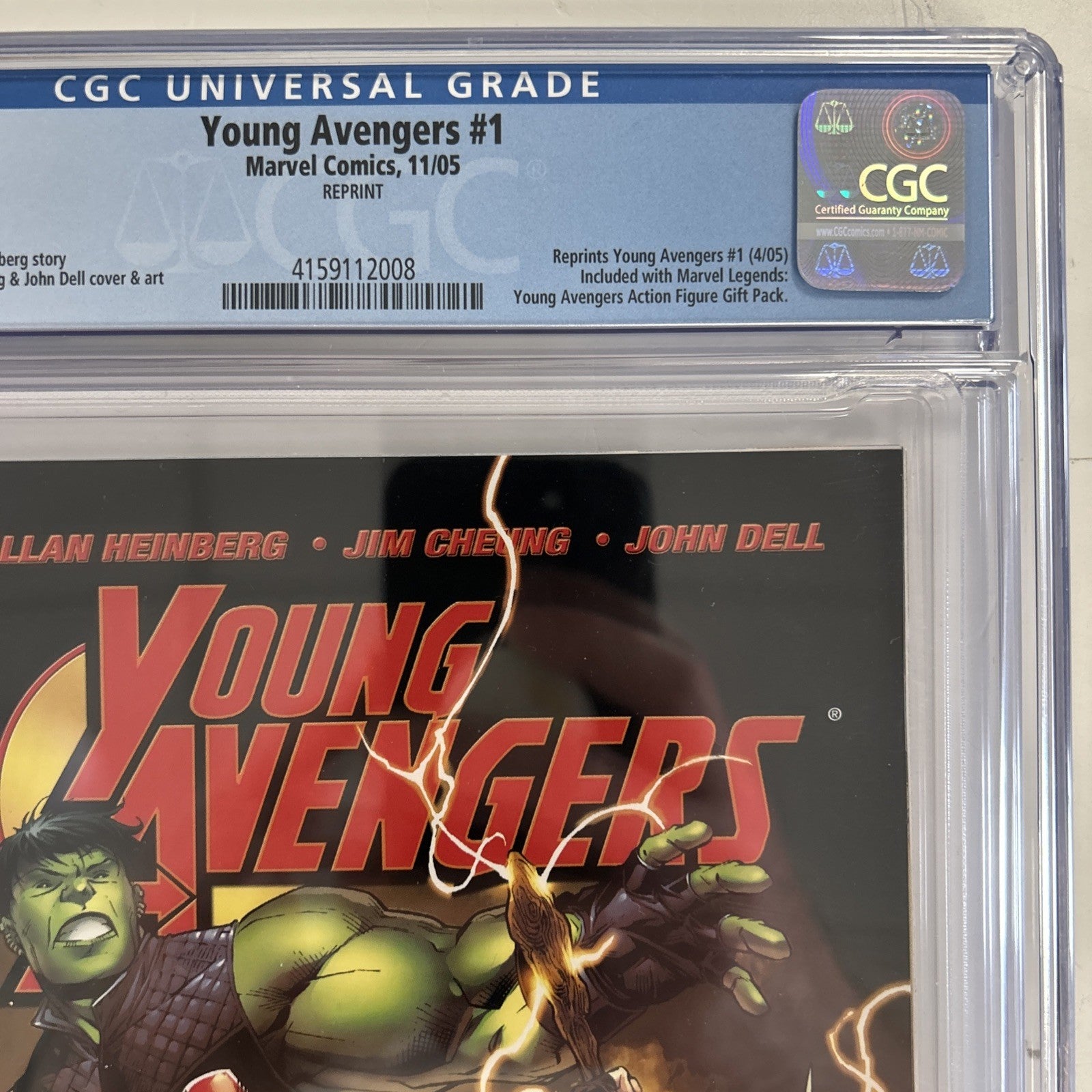 Young Avengers #1 Reprint 2005 9.2 CGC **Reprint edition as issued with Marvel..5
