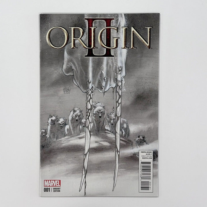 Origin II #1 VF+ 2014  1:100 Adam Kubert Sketch Variant